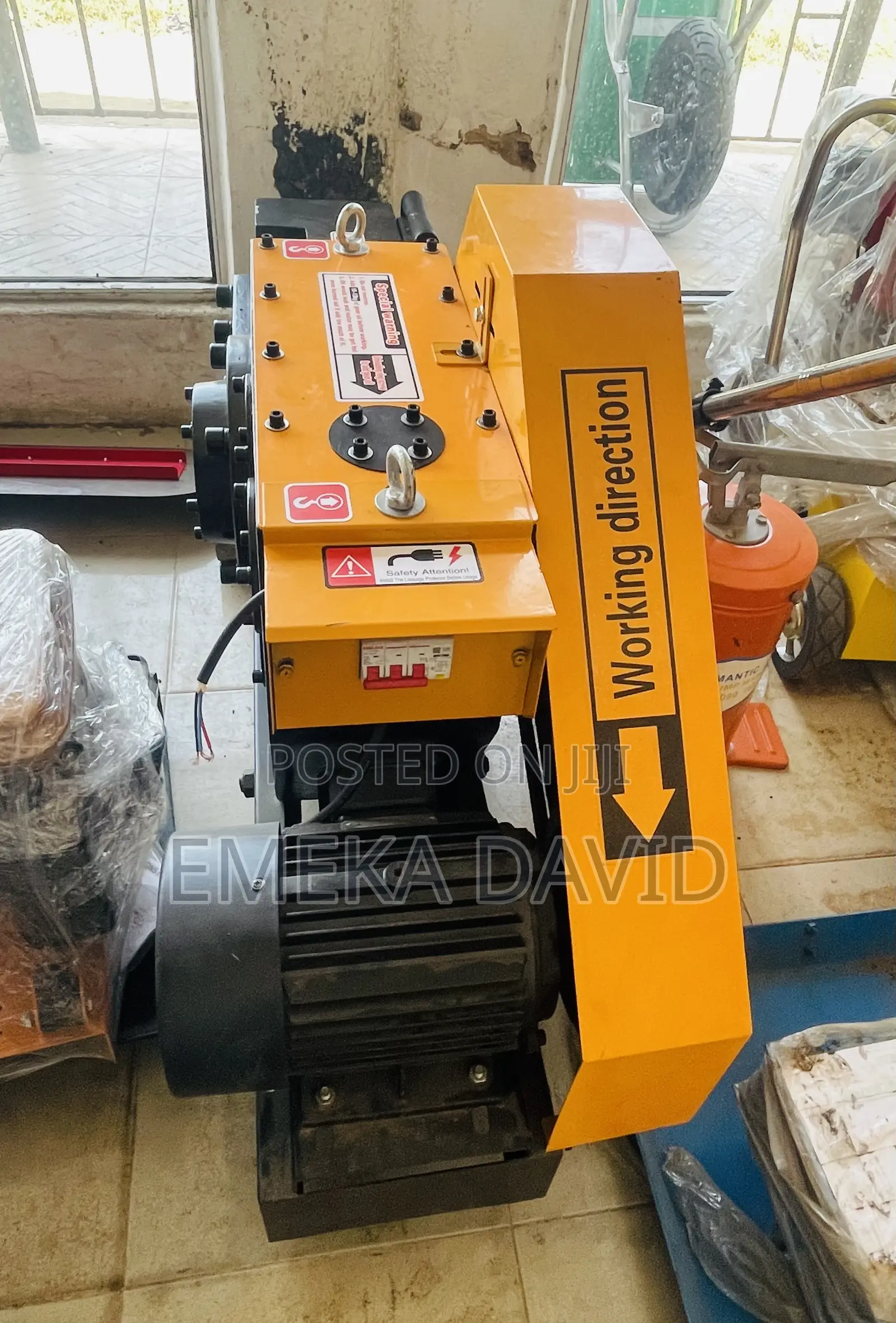 Steel Bar Cutting Machine Heavy-Duty Rebar Processing.