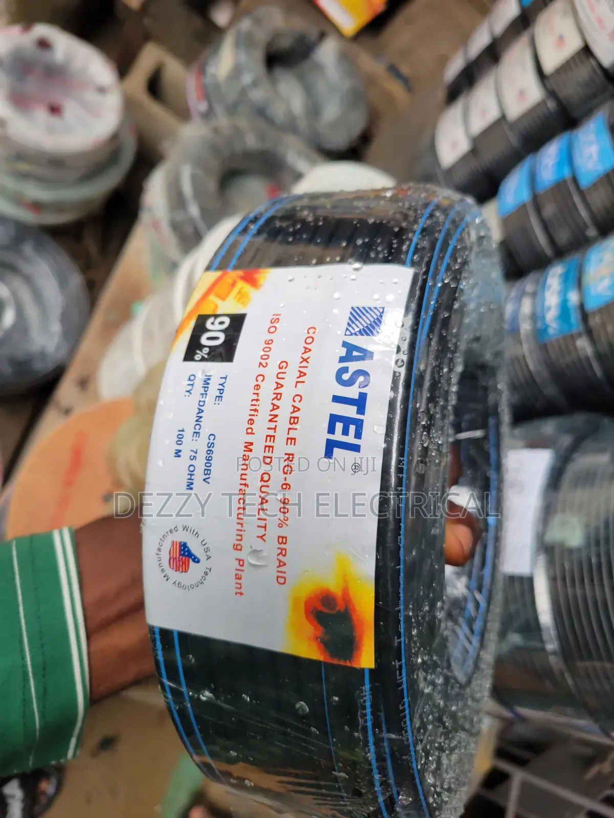 ASTEL RG-6 Coaxial Cable (100m Roll) – Product Description