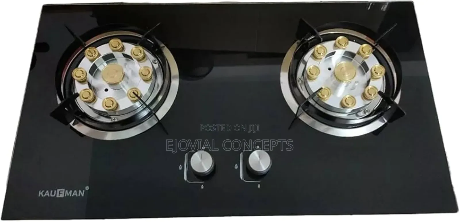 Boscon Premium 2 Burner Tempered Glass Gas Cooker