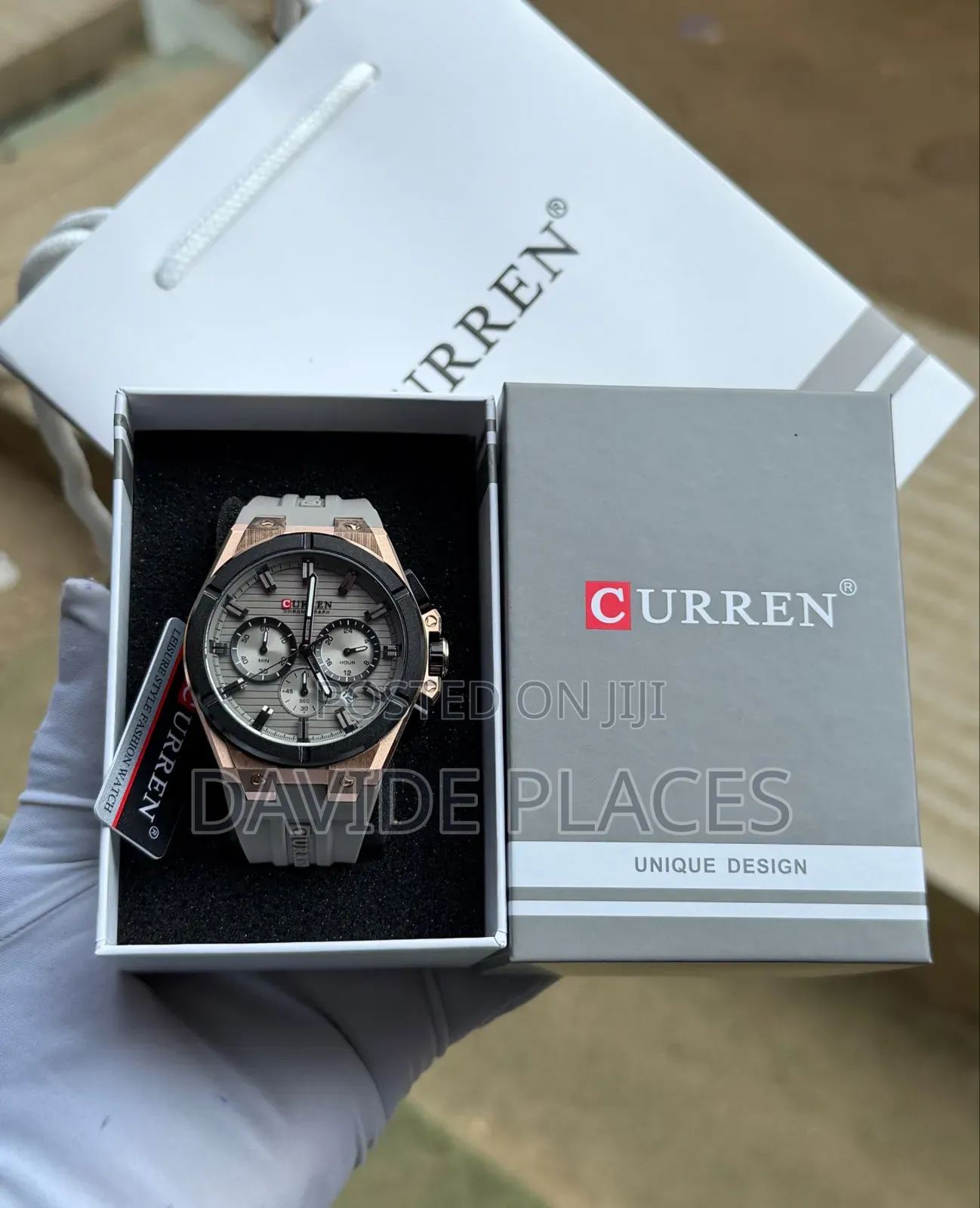 Curren 8404 Chronograph Unisex Wristwatch, Available in Different Colo