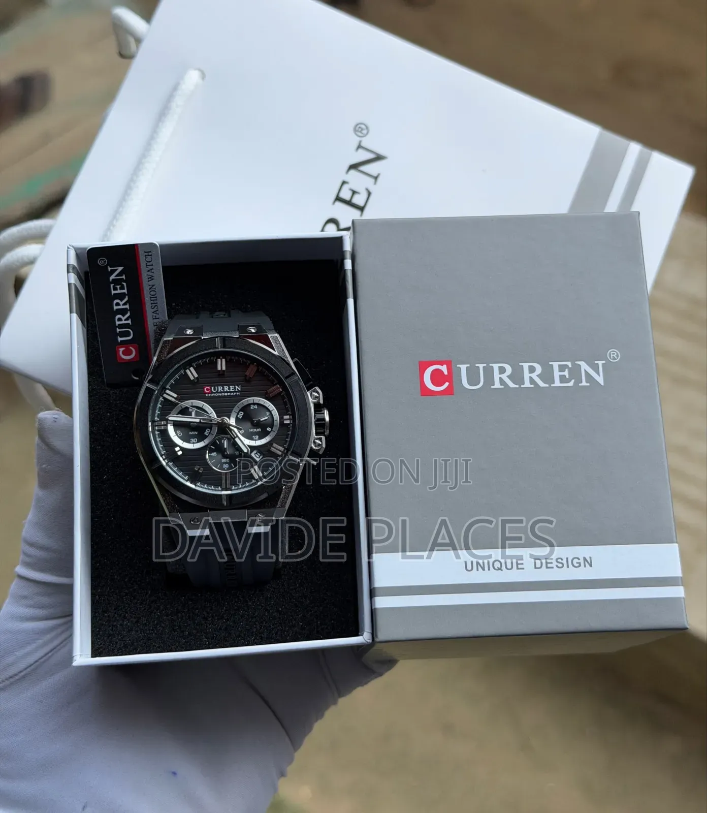 Curren 8404 Chronograph Unisex Wristwatch, Available in Different Colo