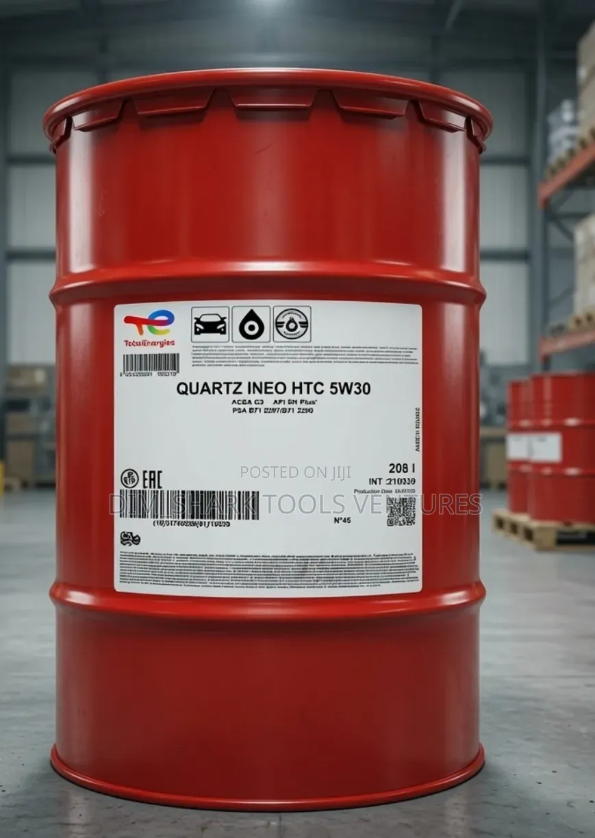 208-Liter Metal Drum of TotalEnergies Quartz Ineo HTC 5w-30 Engine Oil