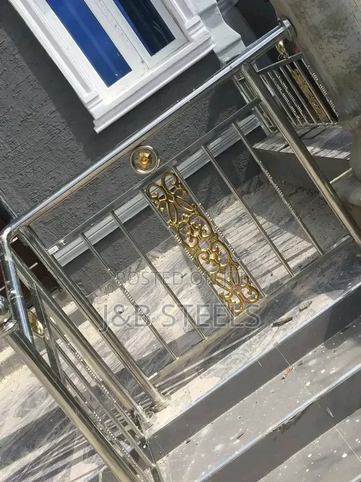 Gold Silver Flower Design