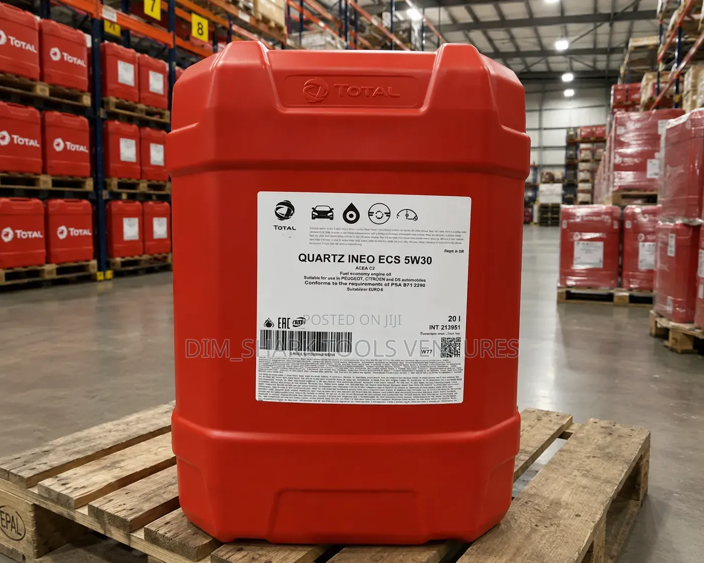 20-Liter of Total Quartz Ineo ECS 5w-30 Fuel-Economy Engine Oil
