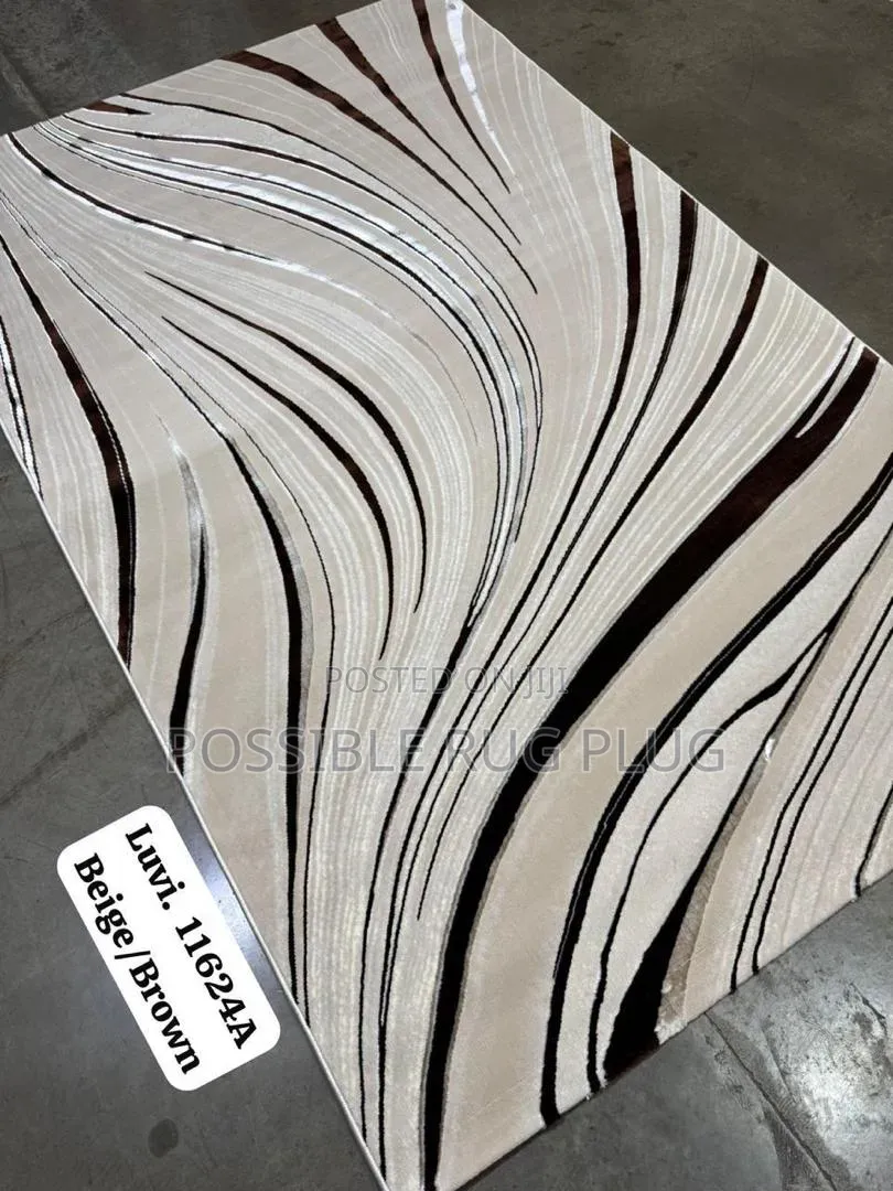 Luvi Beige Brown Center Rug