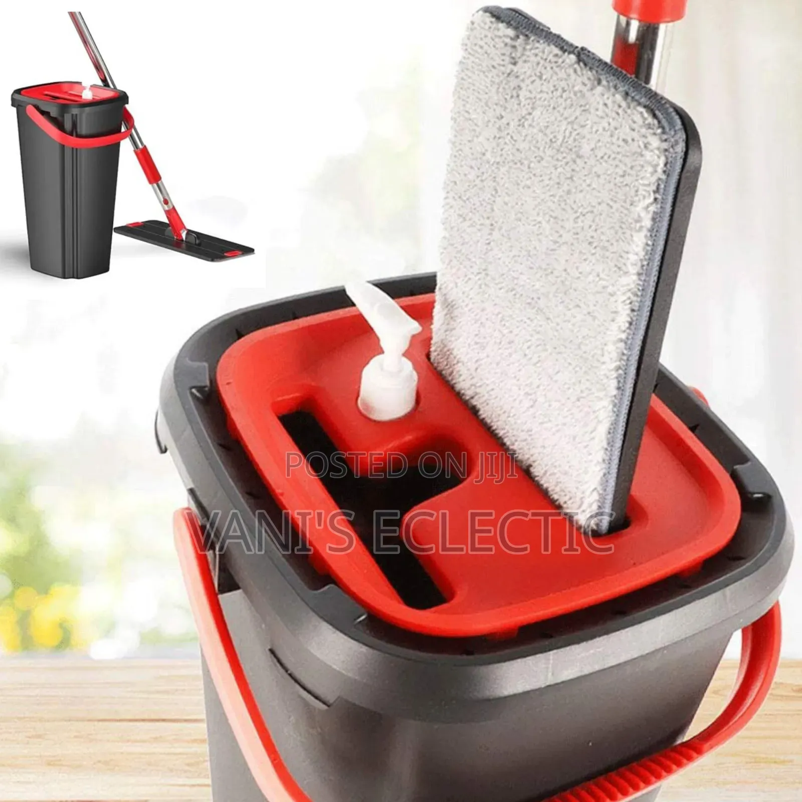 Flat Squeeze Mop and Bucket Set