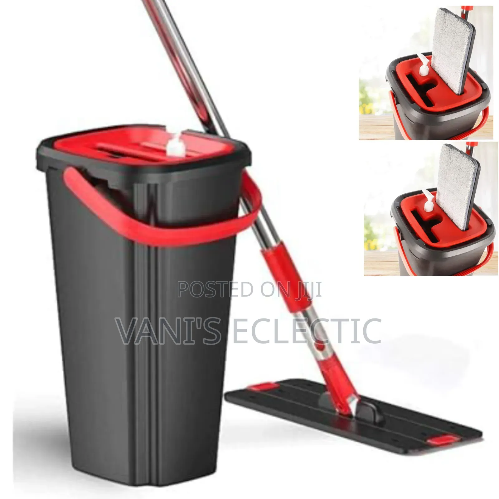 Flat Squeeze Mop and Bucket Set