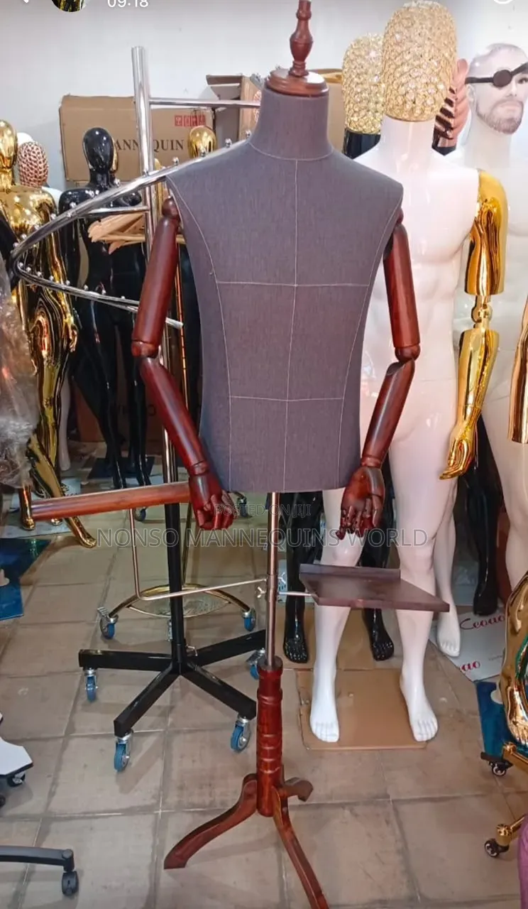 Male Torso Three in One Display