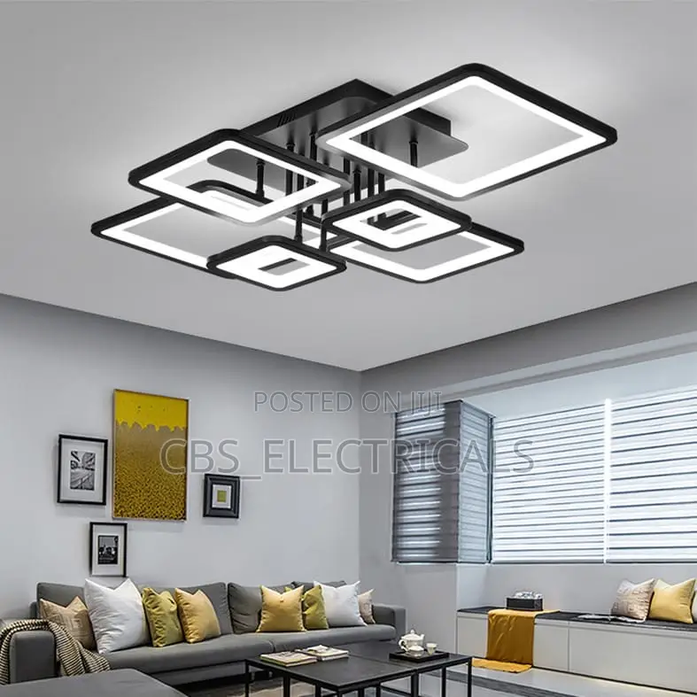 Multi-Layered Square Frame LED Ceiling Light (Remote Controlled)
