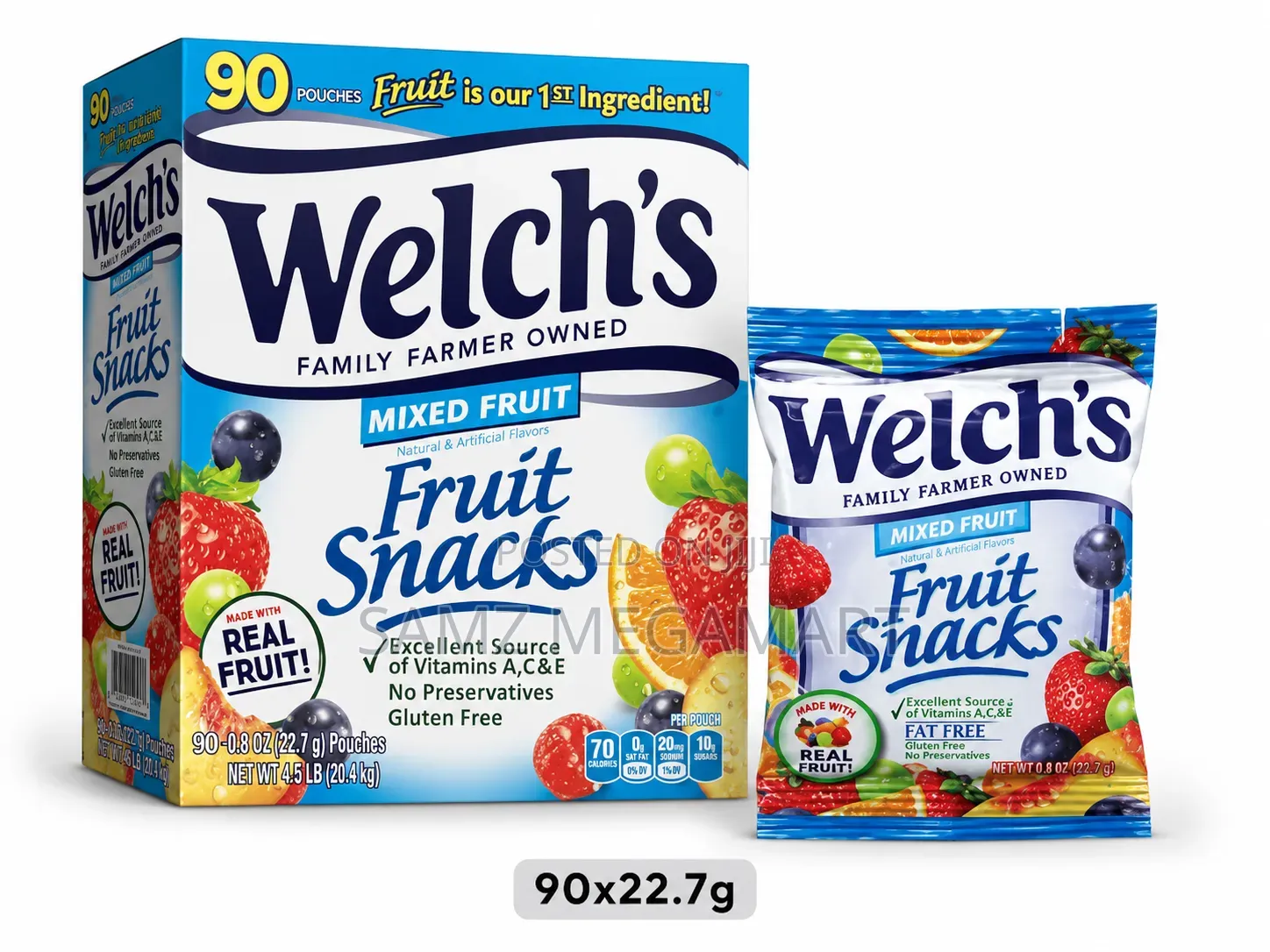 Welch's Mixed Fruit Snacks 90 X 22.7g