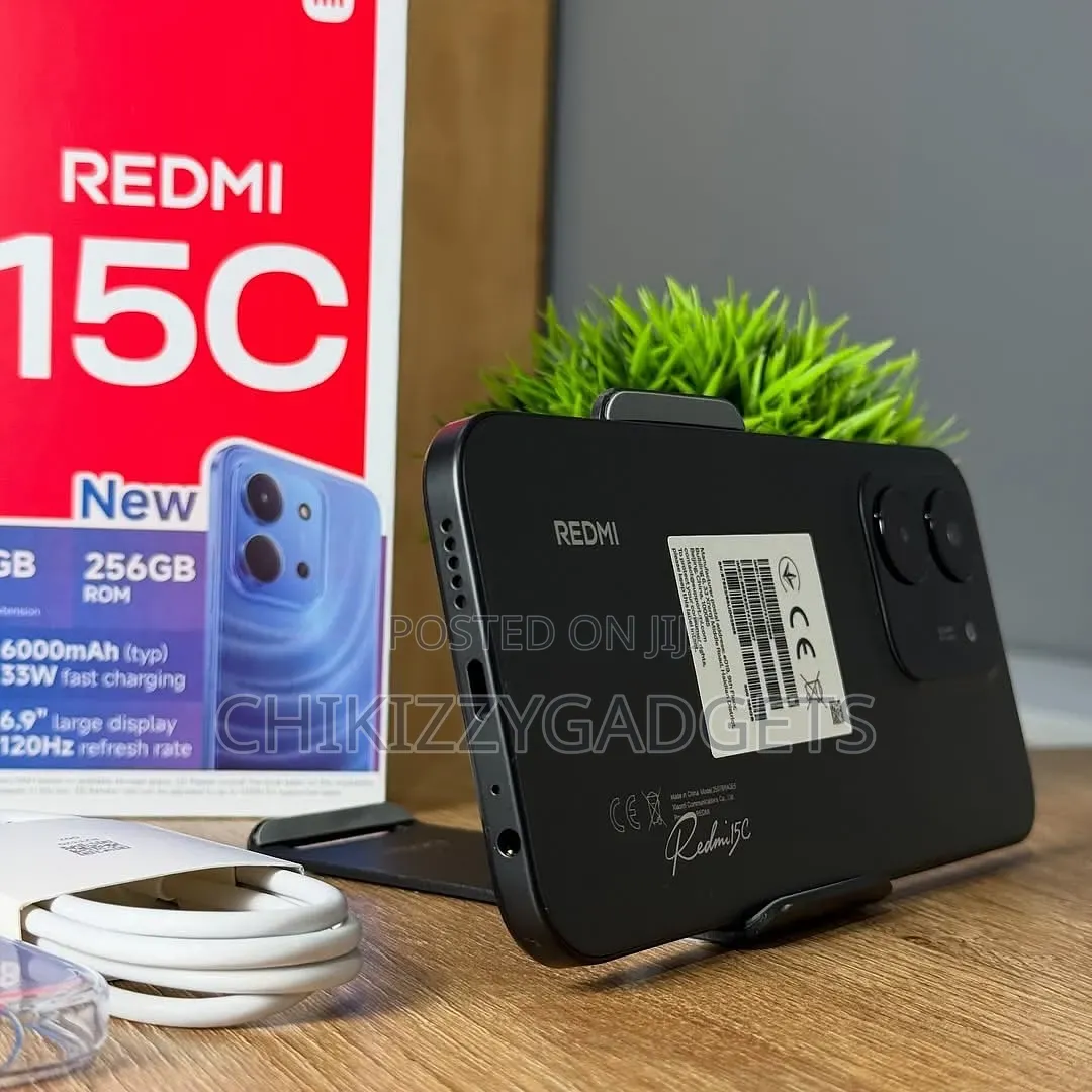 New Xiaomi Redmi 15C 4G 128 GB Black