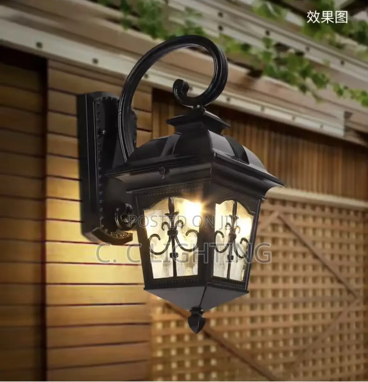 Outdoor Retro Waterproof Wall Lamps for Villa