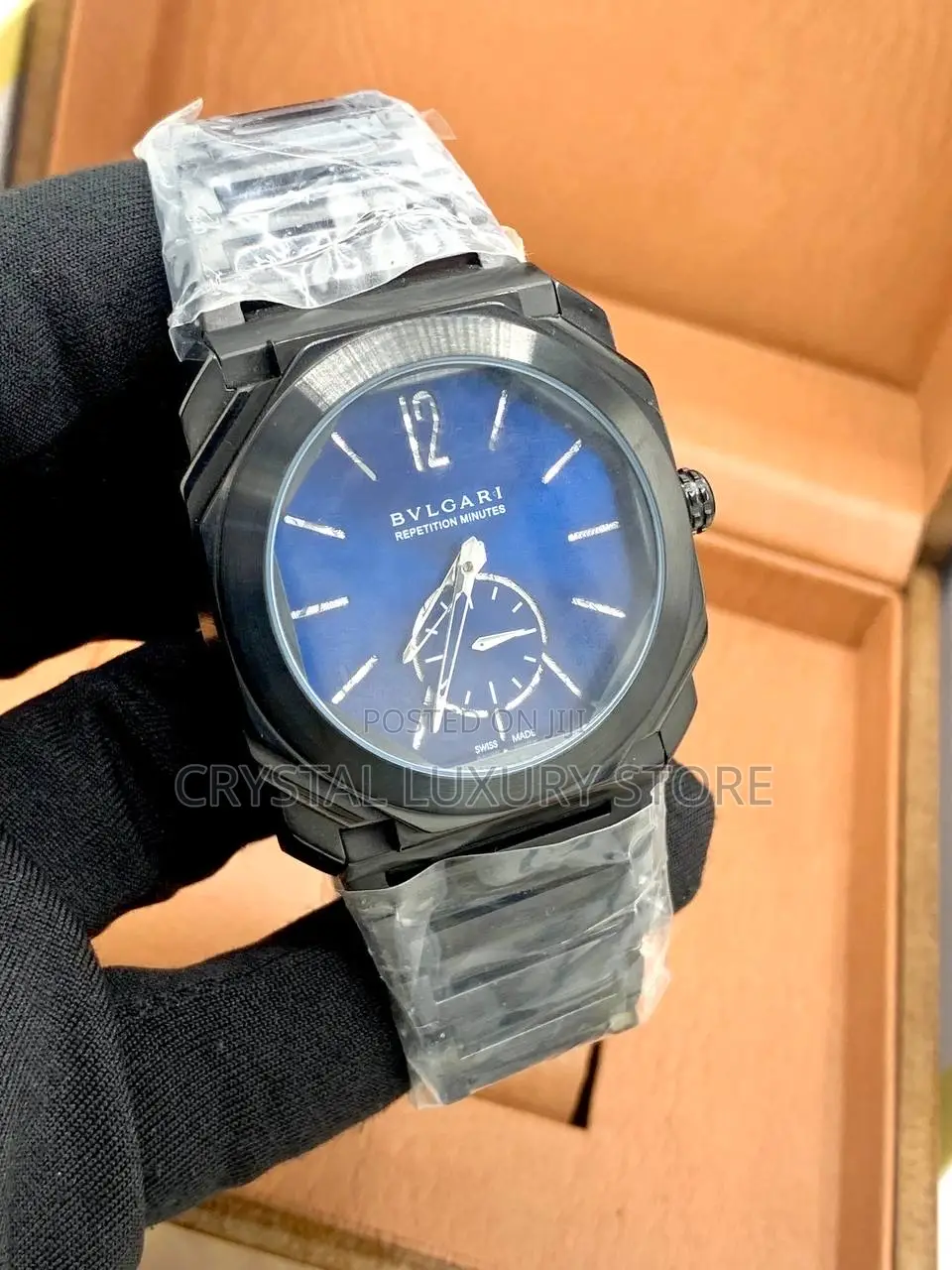 Bvlgari Quality Luxury Men Automatic Engine Wristwatch