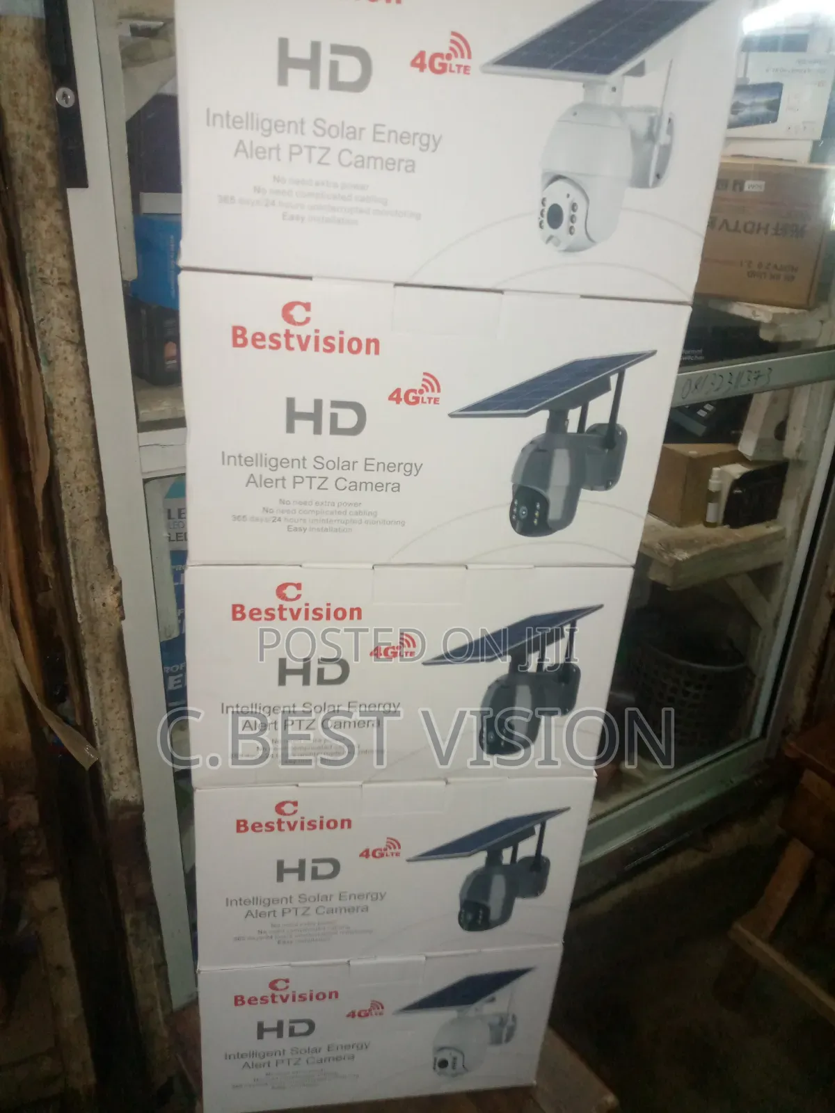Ubox Security Surveillance 4G PTZ Single Lens Camera.