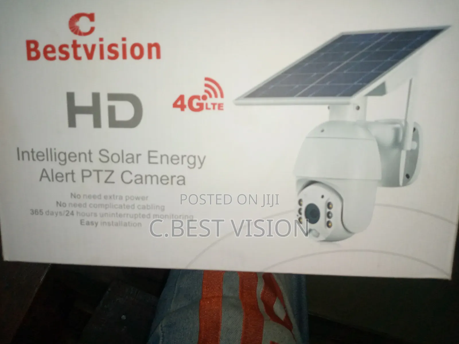Ubox Security Surveillance 4G PTZ Single Lens Camera.