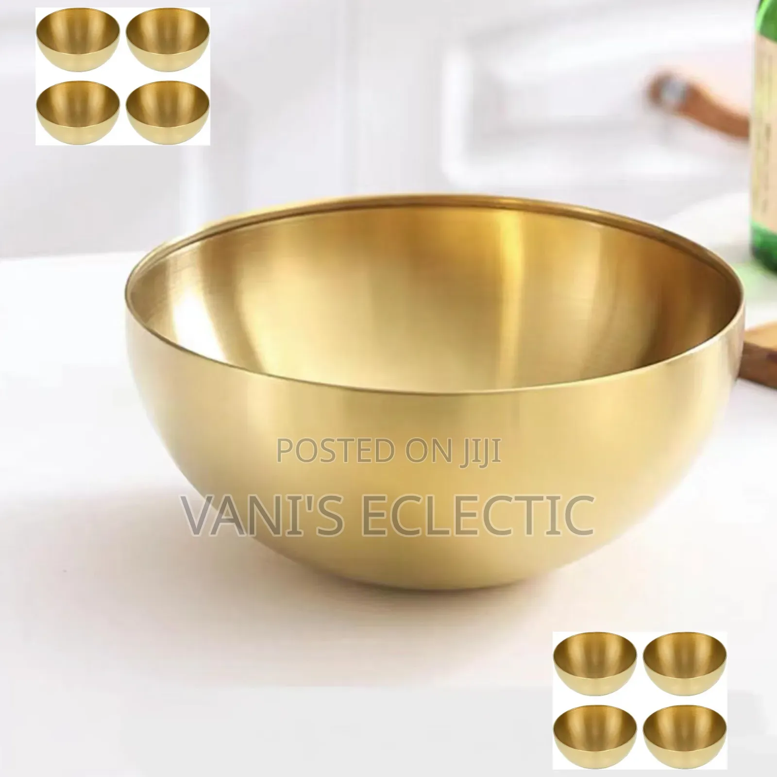 Golden Stainless Steel Bowl
