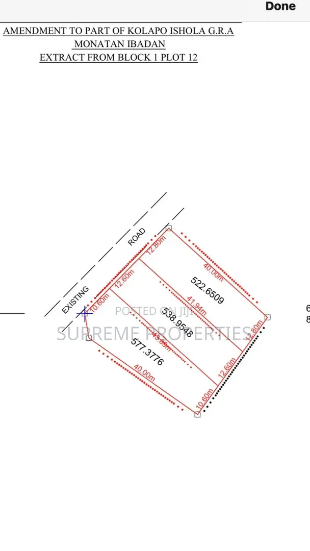 Plots of Land for Sale Inside Kolapo Ishola GRA Akobo Ibadan