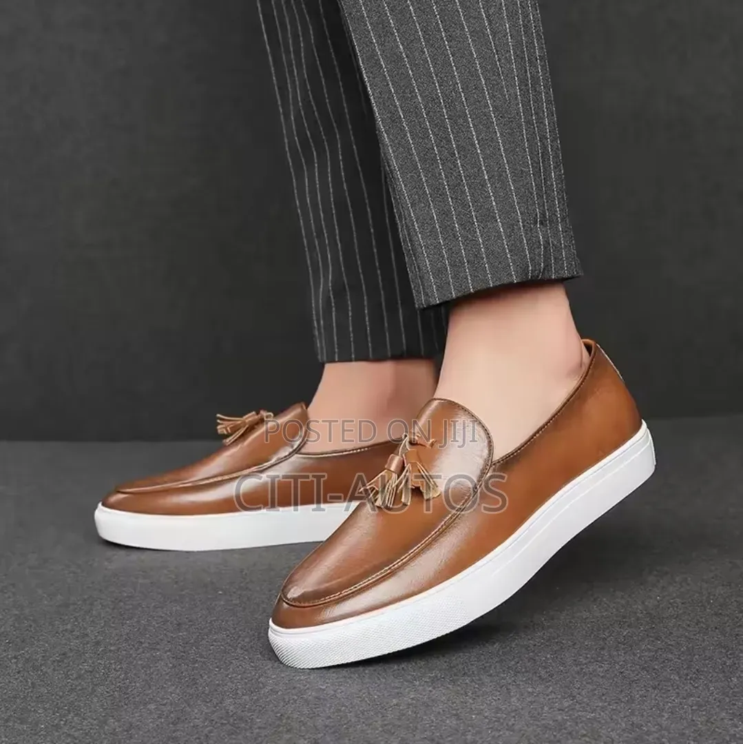 Classy Men's Premium Tassel Loafers Shoe- 4 Leisure Trips Daily Runs