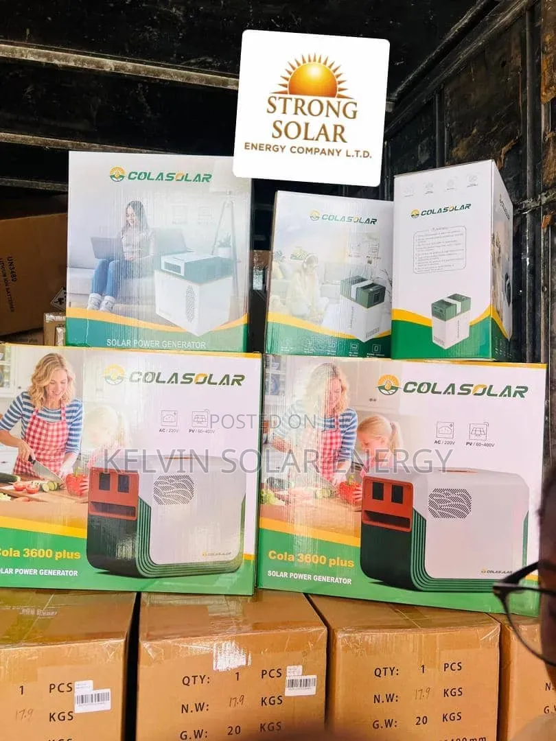3.6kwh Cola Solar Generator Plus All in One