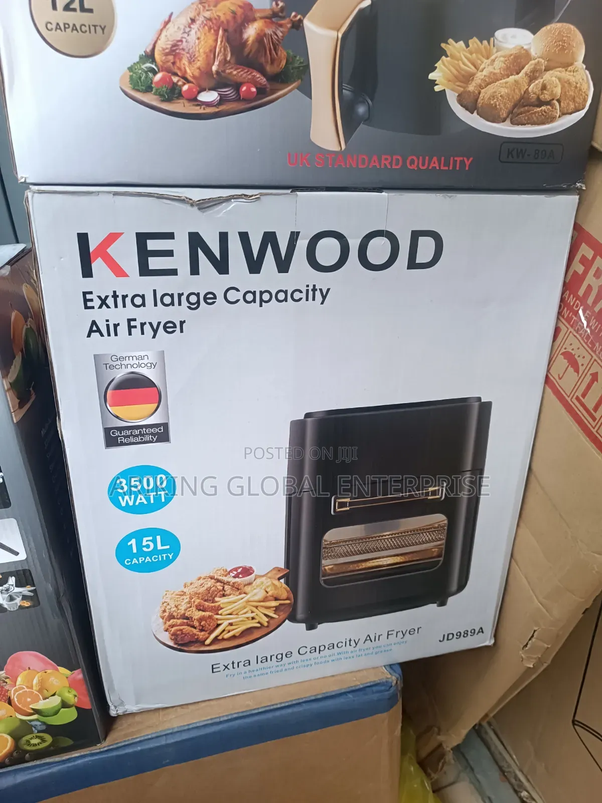 Kenwood 15L Oil-Free Air Fryer With Viewing Window