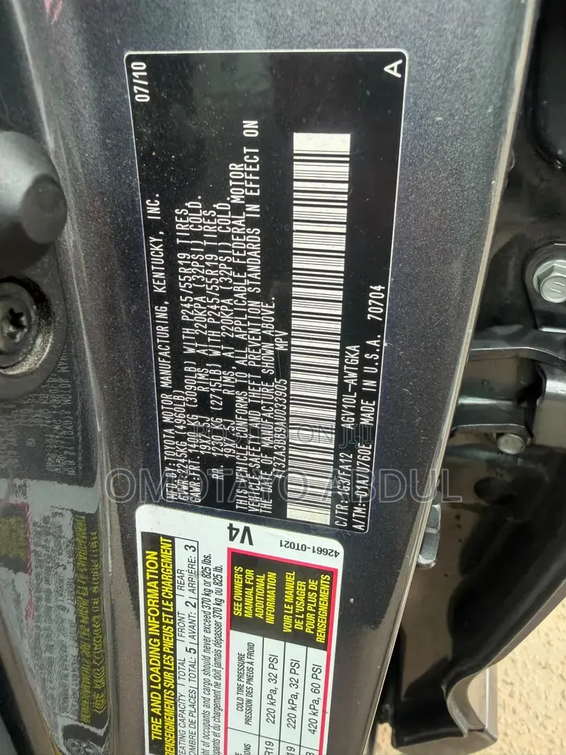 Toyota Venza XLE 2010 Gray