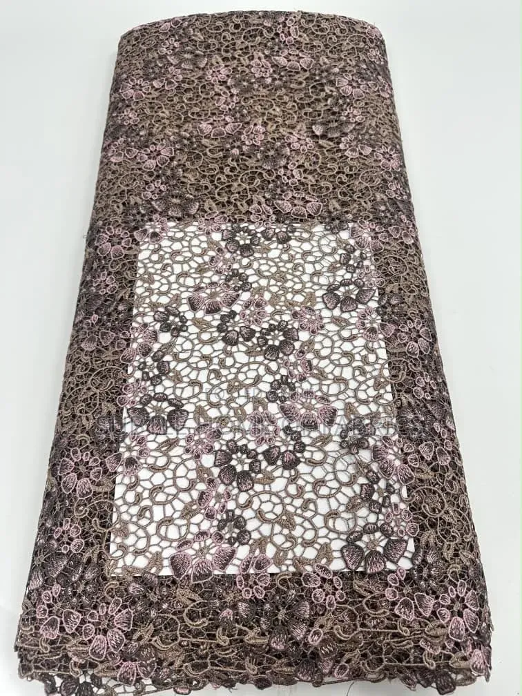 Luxury Guipure Lace Fabric – 5 Yards | Premium African Lace for Asoebi