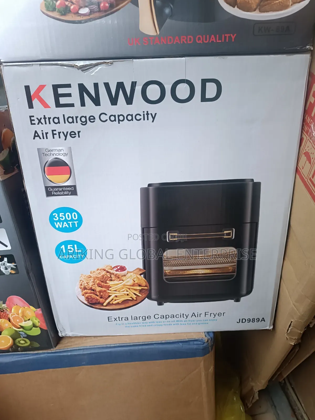 Premium Kenwood 15L Air Fryer – Fast Healthy Cooking