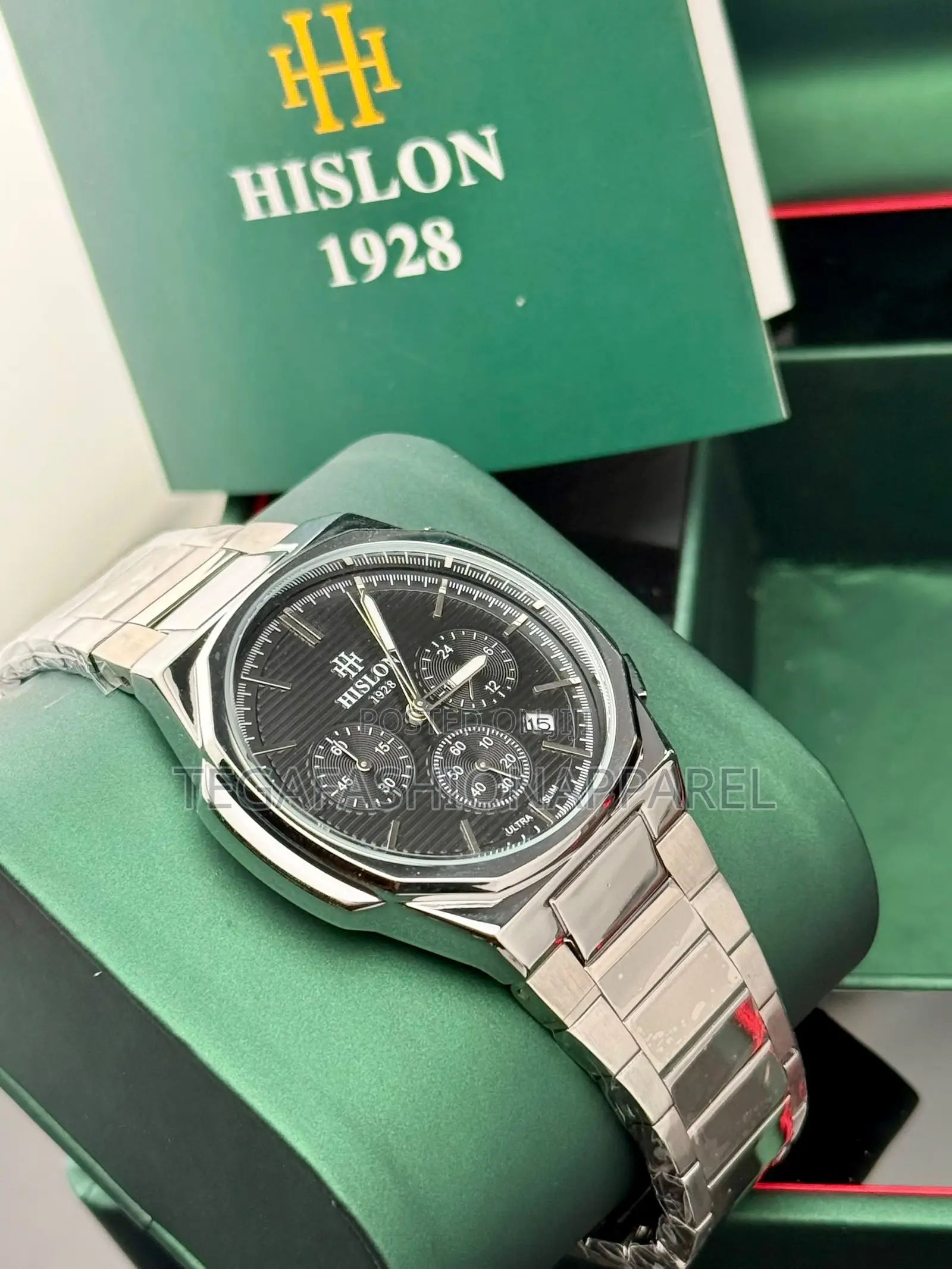 1928 Hilson Active Chronographs Chain Watch