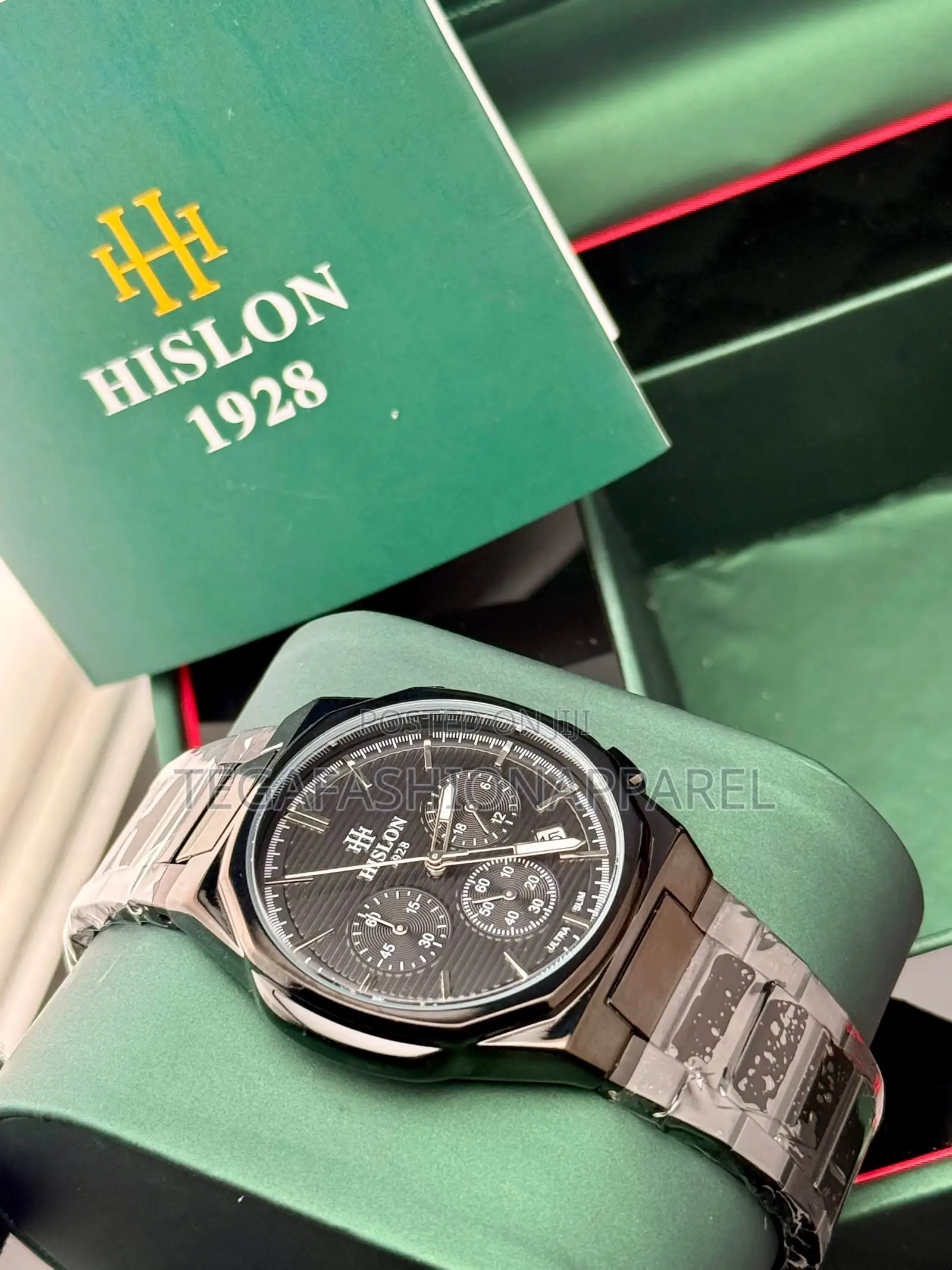 1928 Hilson Active Chronographs Chain Watch