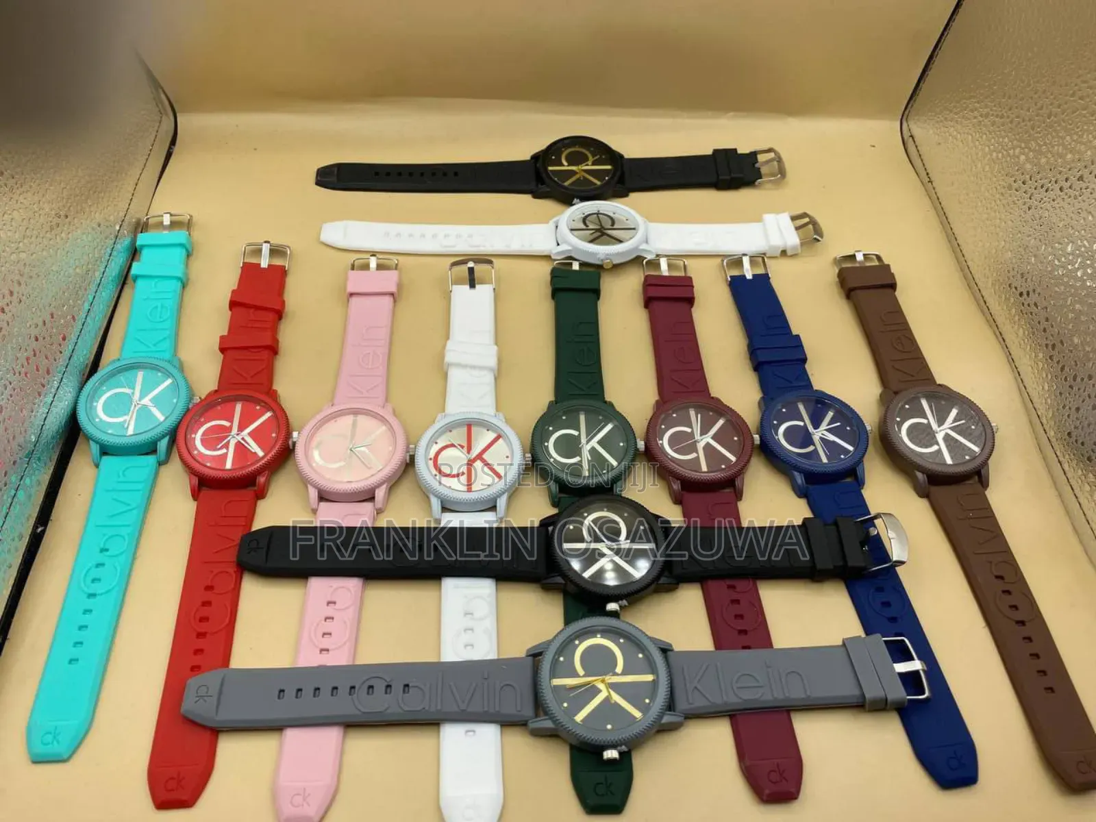 CK Style Unisex Silicone Wristwatch – Fashion Quartz Watch