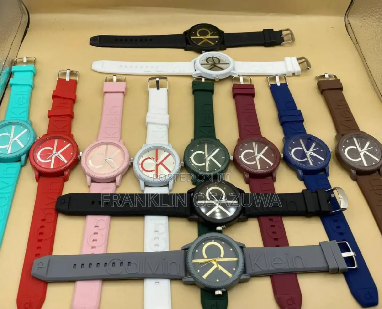 CK Style Unisex Silicone Wristwatch – Fashion Quartz Watch