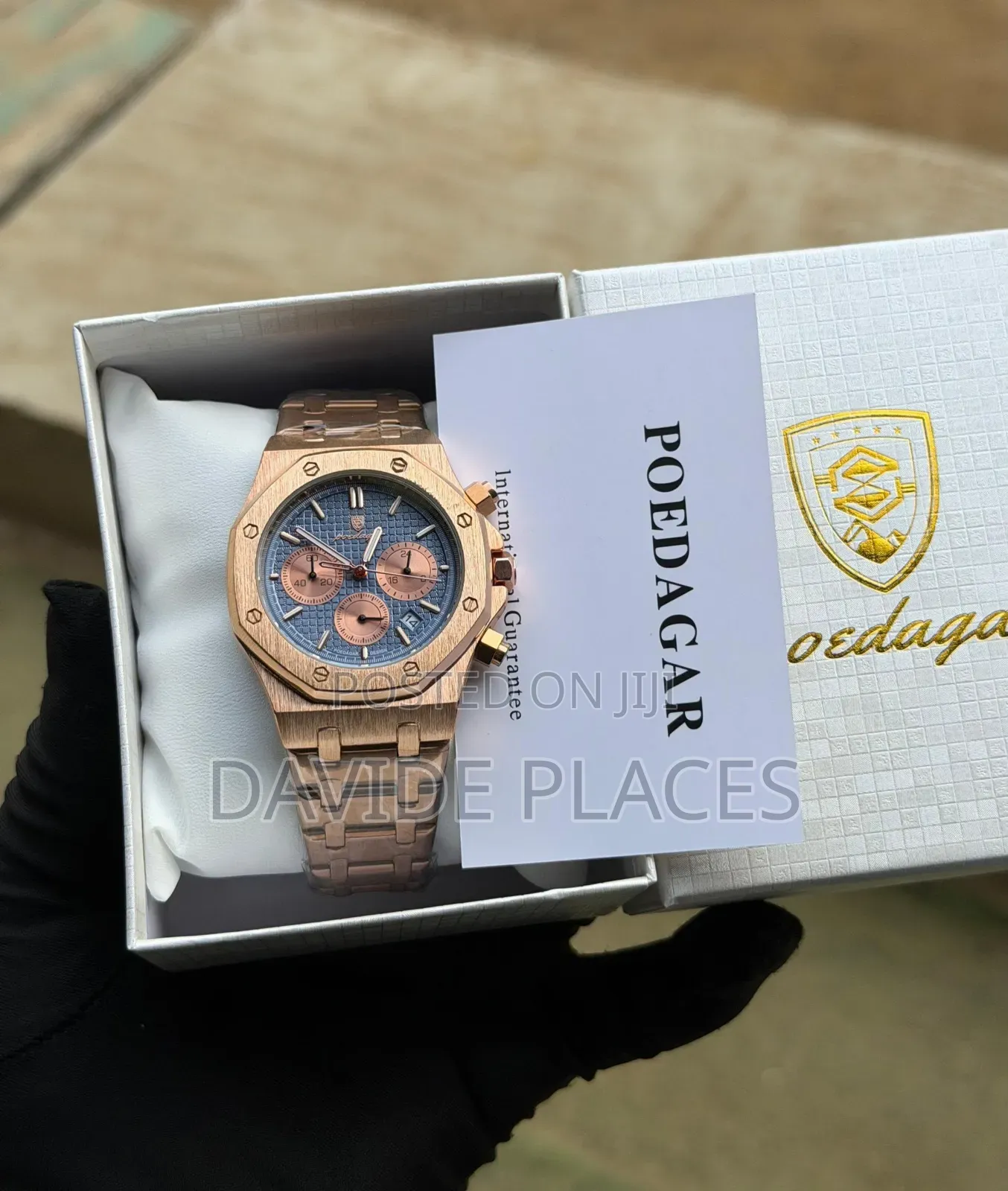 Poedagar 800 Chronograph Royal Oak, Waterproof Unisex Wristwatch