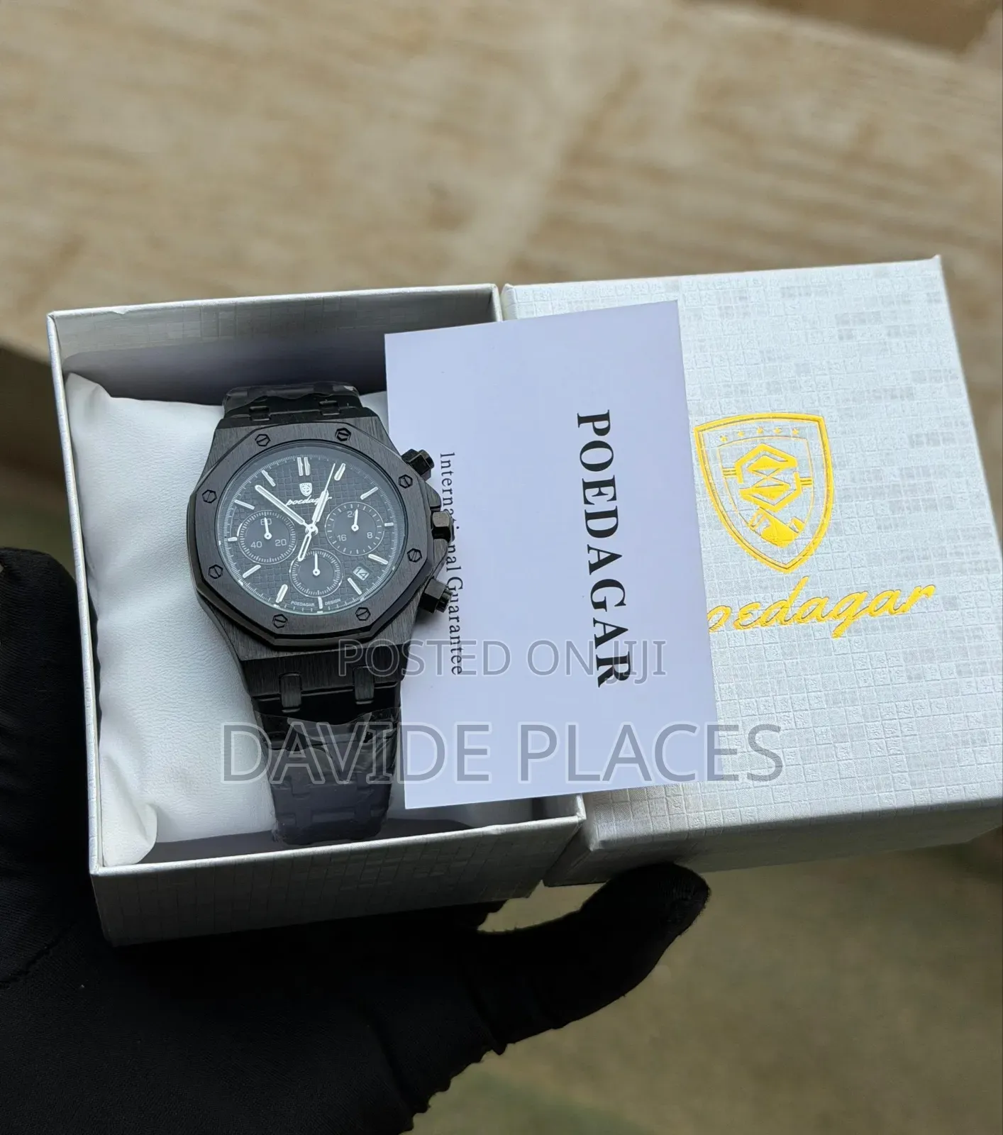 Poedagar 800 Chronograph Royal Oak, Waterproof Unisex Wristwatch