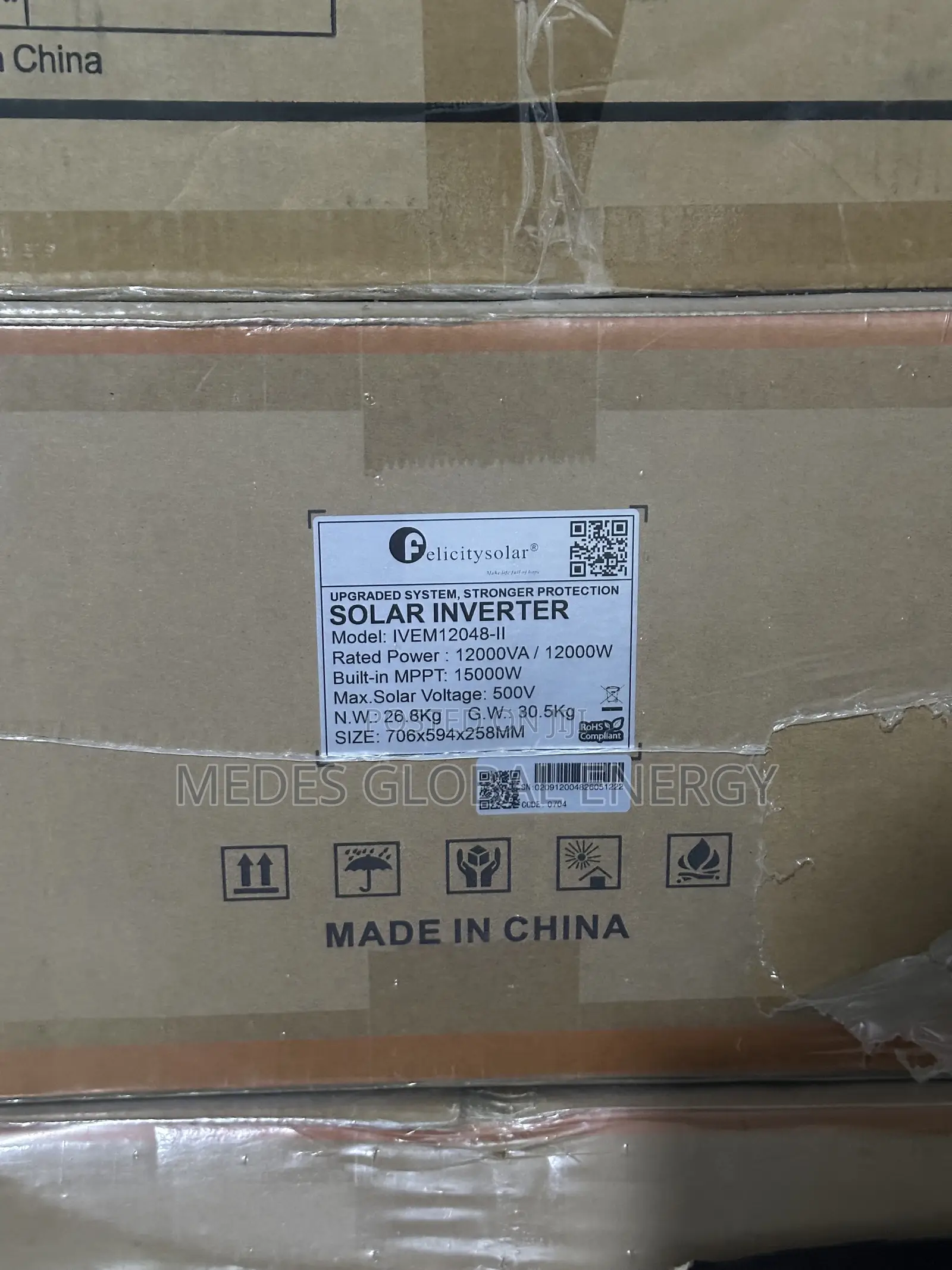 12kva 48v Hybrid Felicity IVEM Inverter