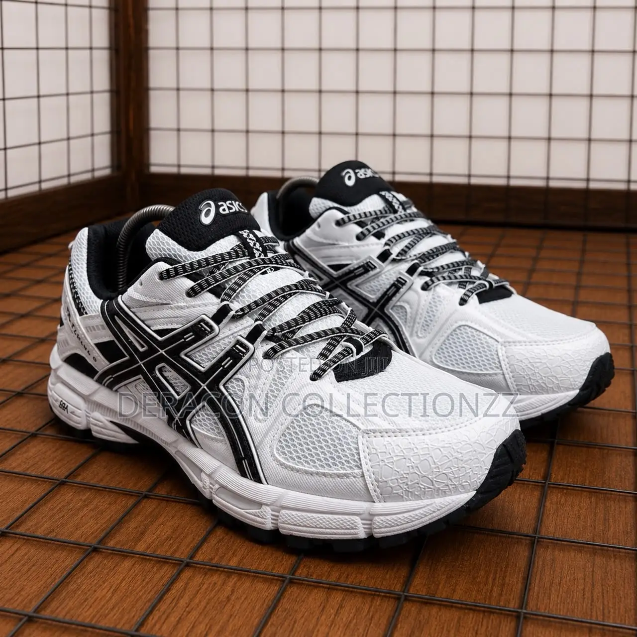 ASICS Gel-Kahana 8 White and Brown Accents