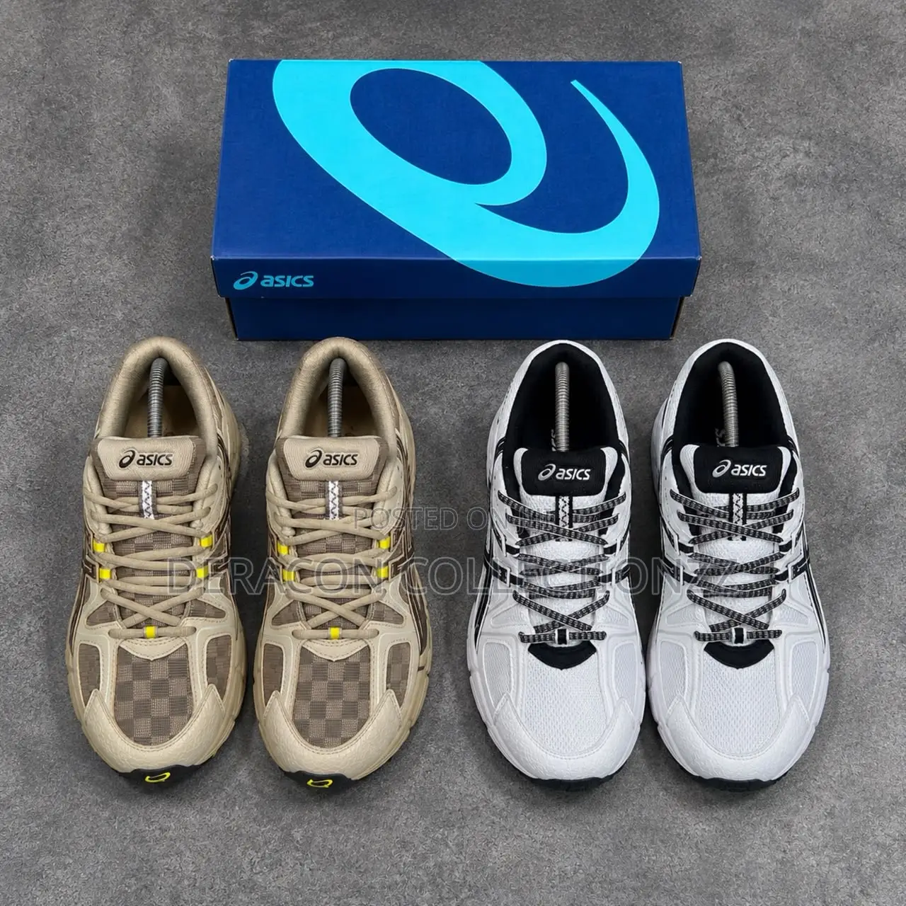 ASICS Gel-Kahana 8 White and Brown Accents