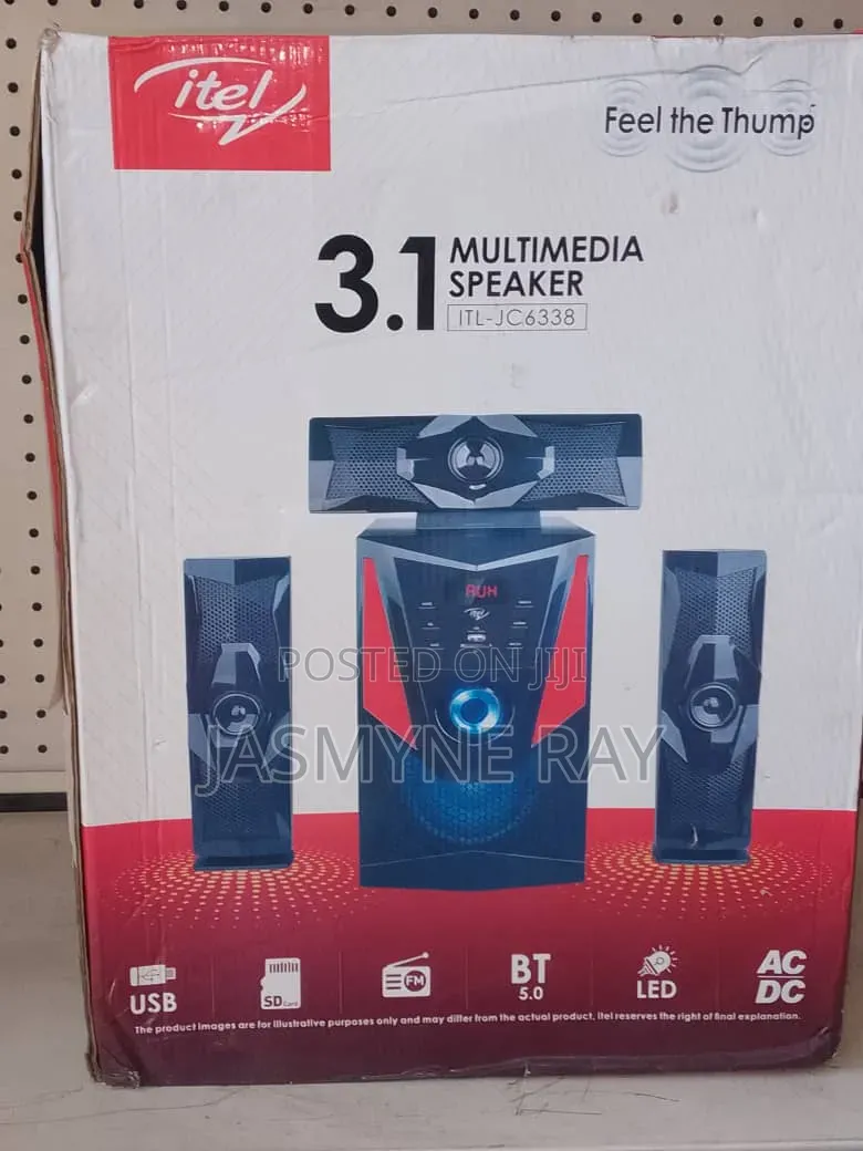 Itel Stylish Design 3.1 Multimedia Speaker