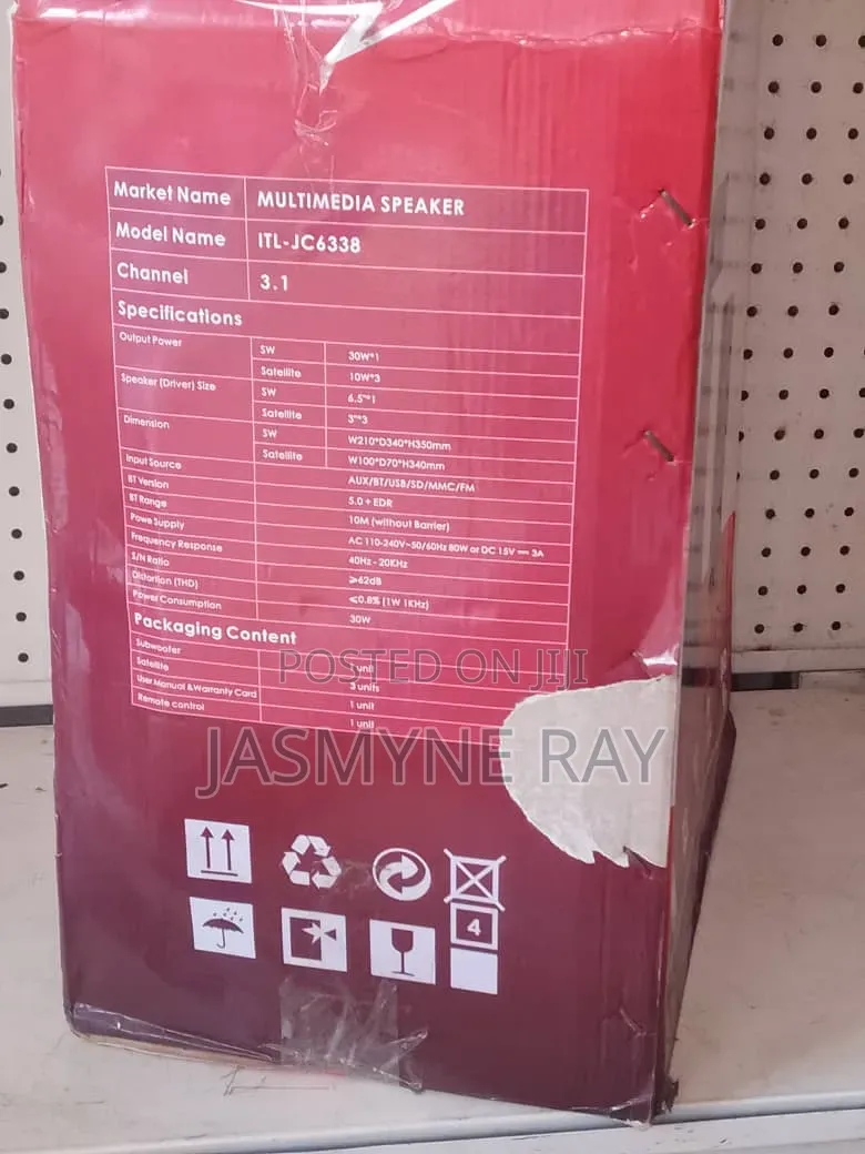 Itel Stylish Design 3.1 Multimedia Speaker