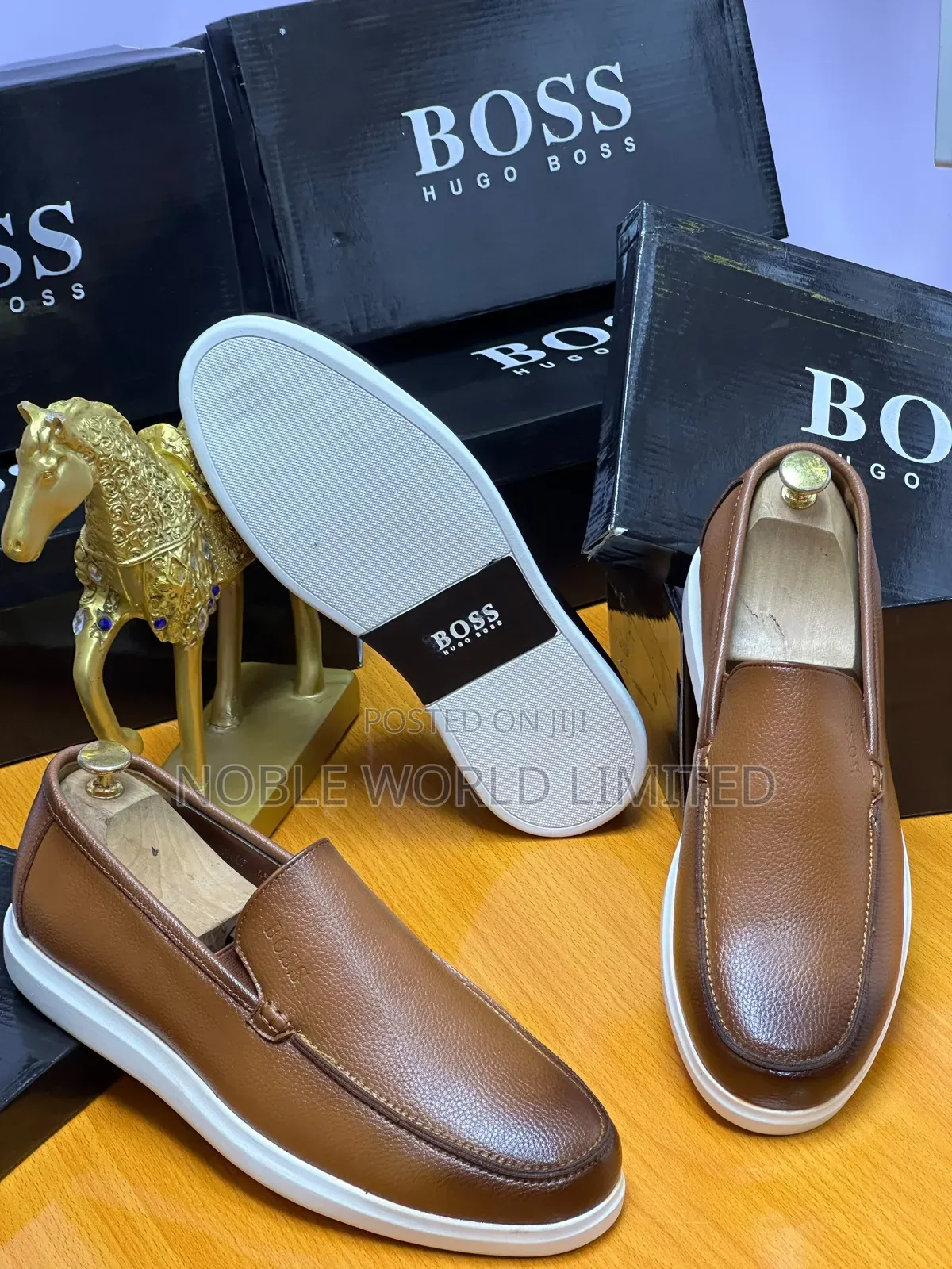 Solid Black/Brown Bold Shoes OSO 7r