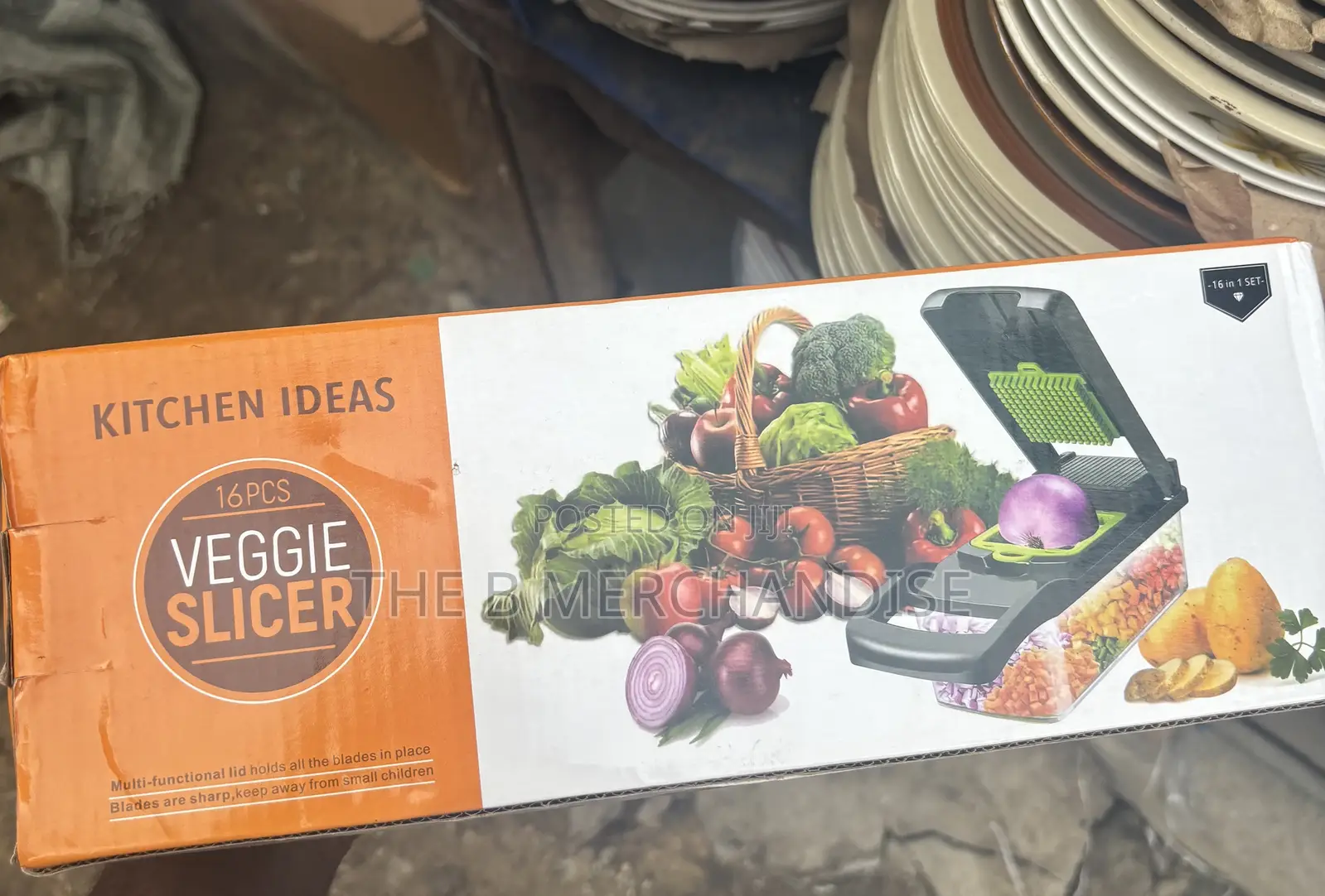 16-Piece Vegetable Slicer and Food Chopper Set (Veggie Slicer)