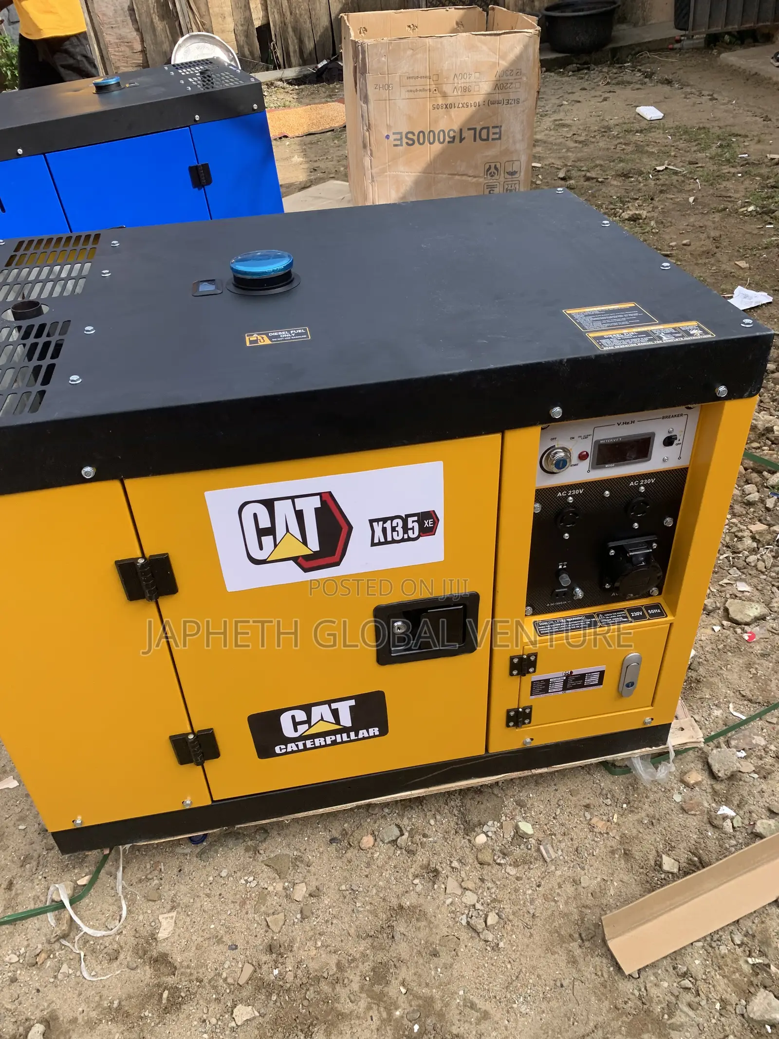 CAT 13.5kVA Diesel Soundproof Generator – 100% Copper Coil