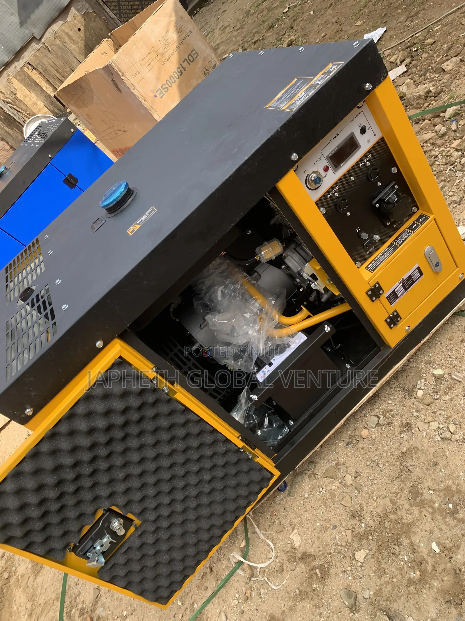 Heavy-Duty CAT 13.5kVA Soundproof Generator – Fuel Efficient