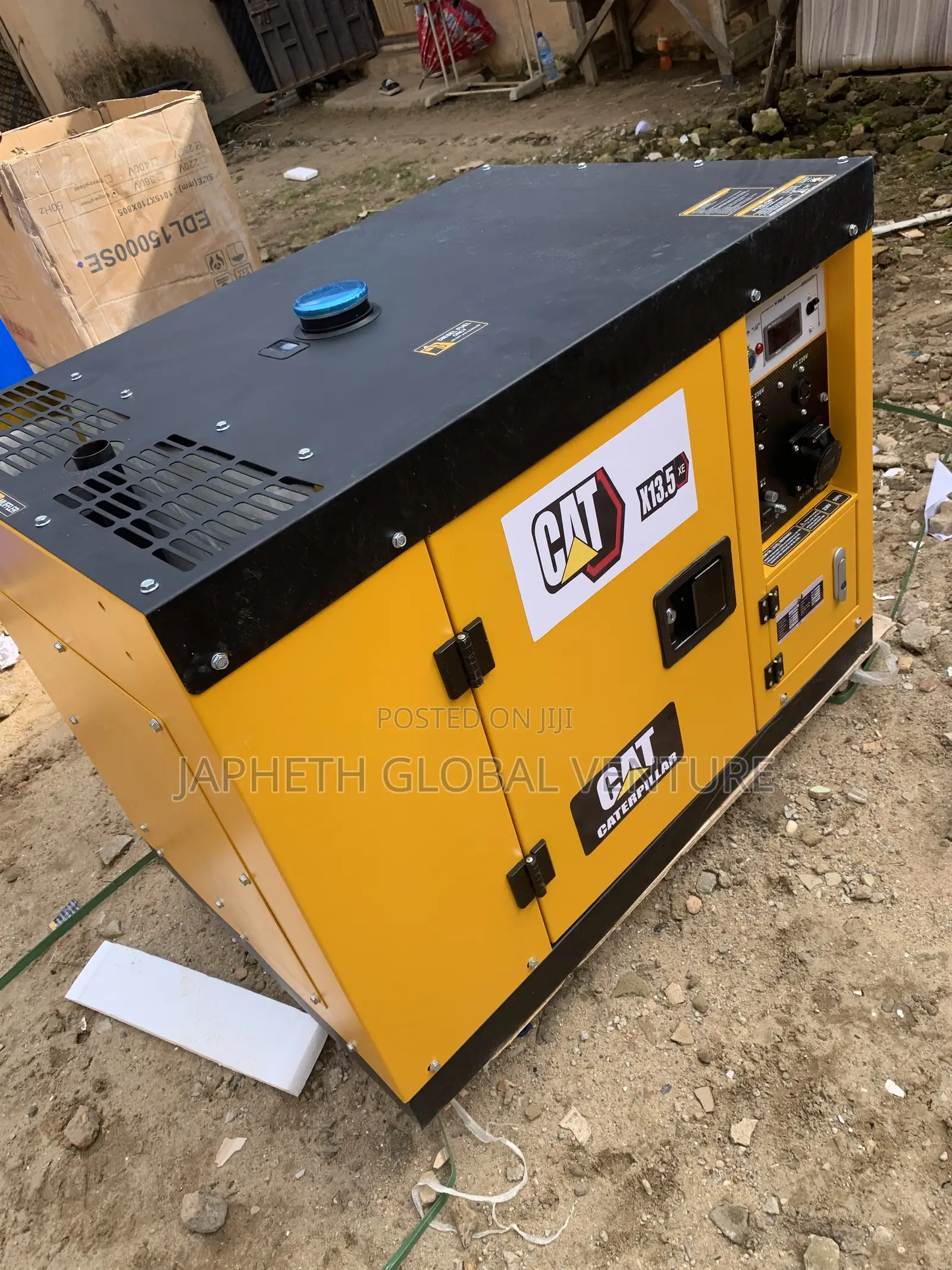 Heavy-Duty CAT 13.5kVA Soundproof Generator – Fuel Efficient