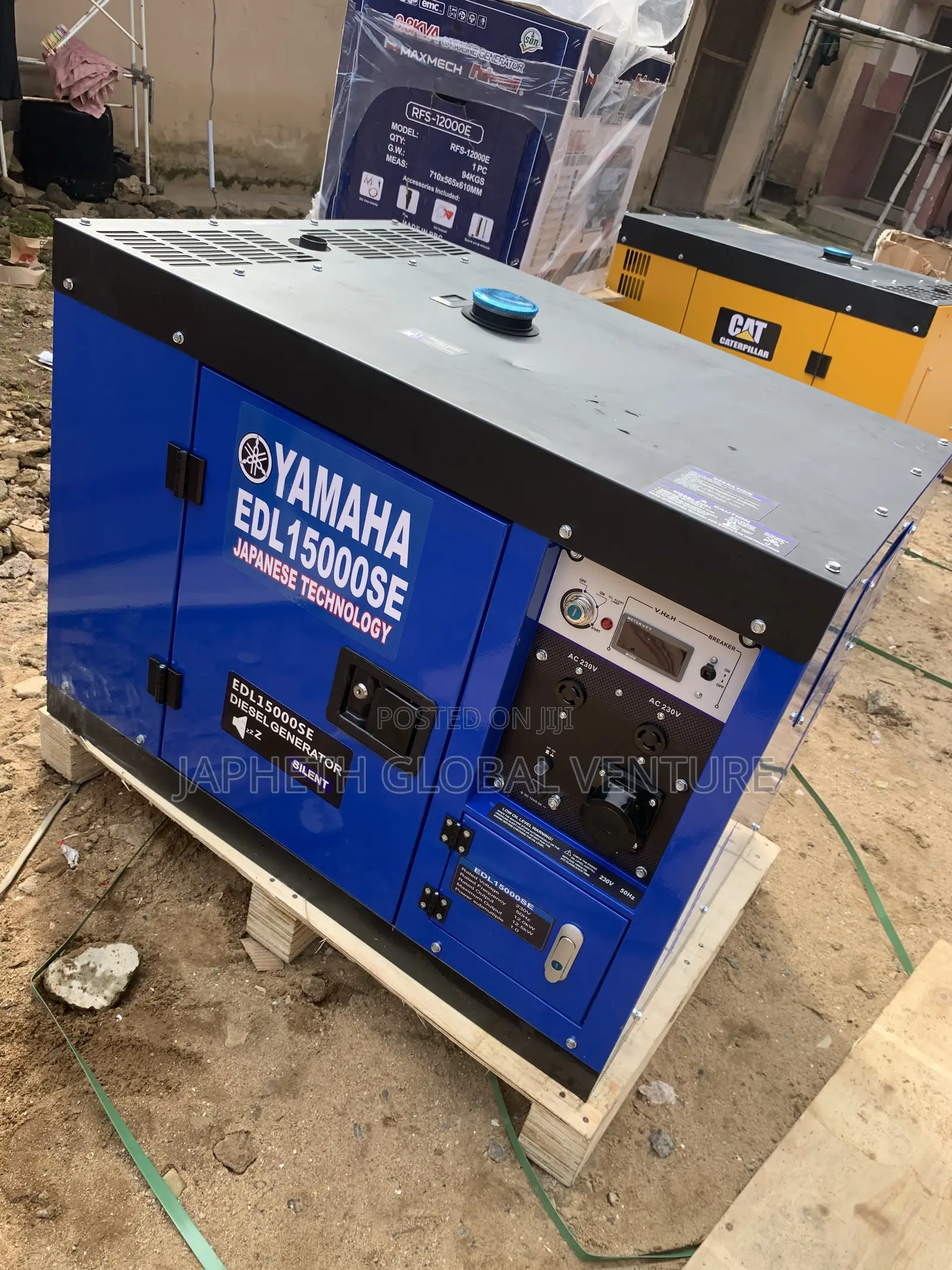 Powerful YAMAHA EDL15000SE 15kVA Silent Diesel Generator