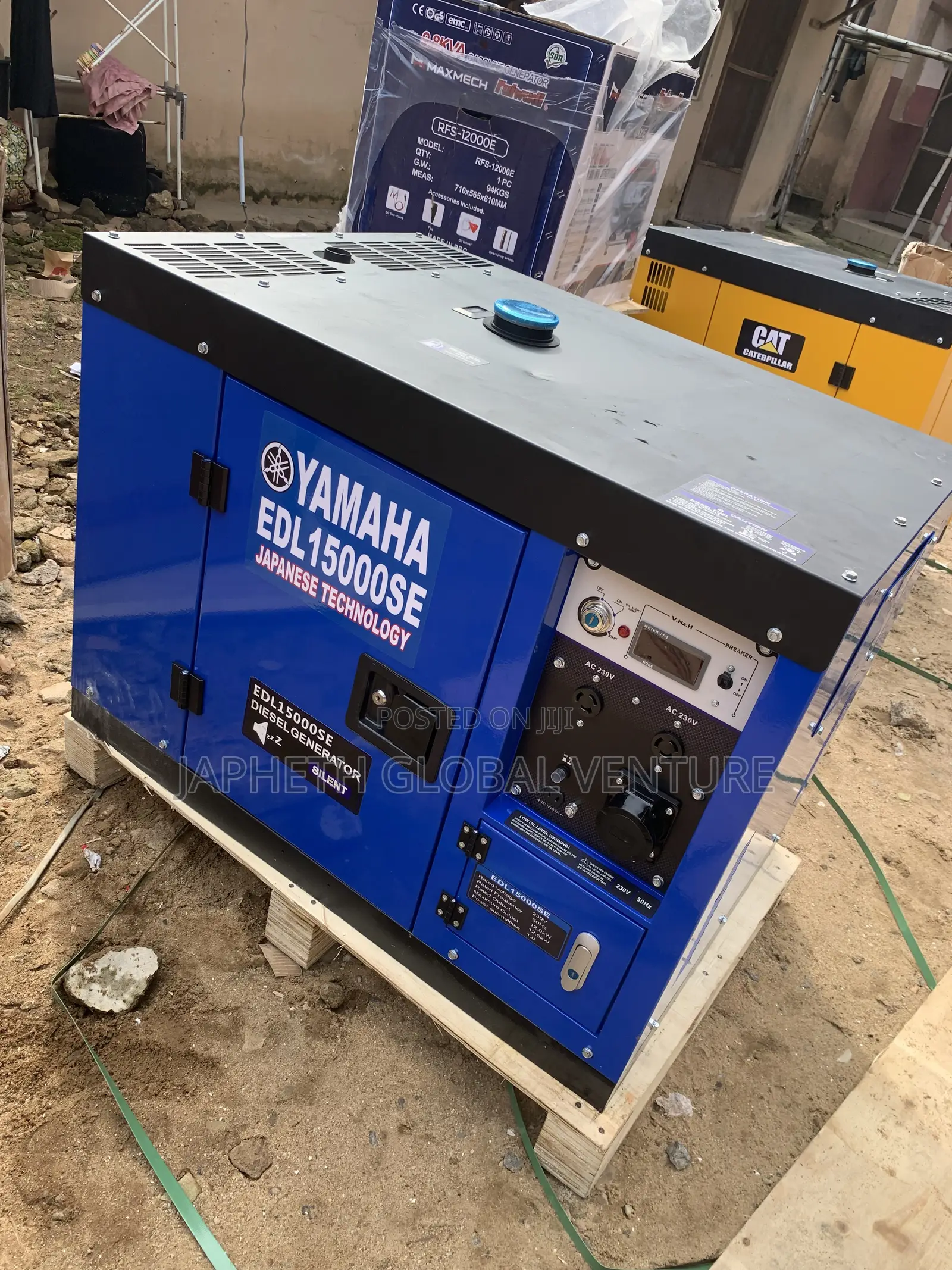 Powerful YAMAHA EDL15000SE 15kVA Silent Diesel Generator