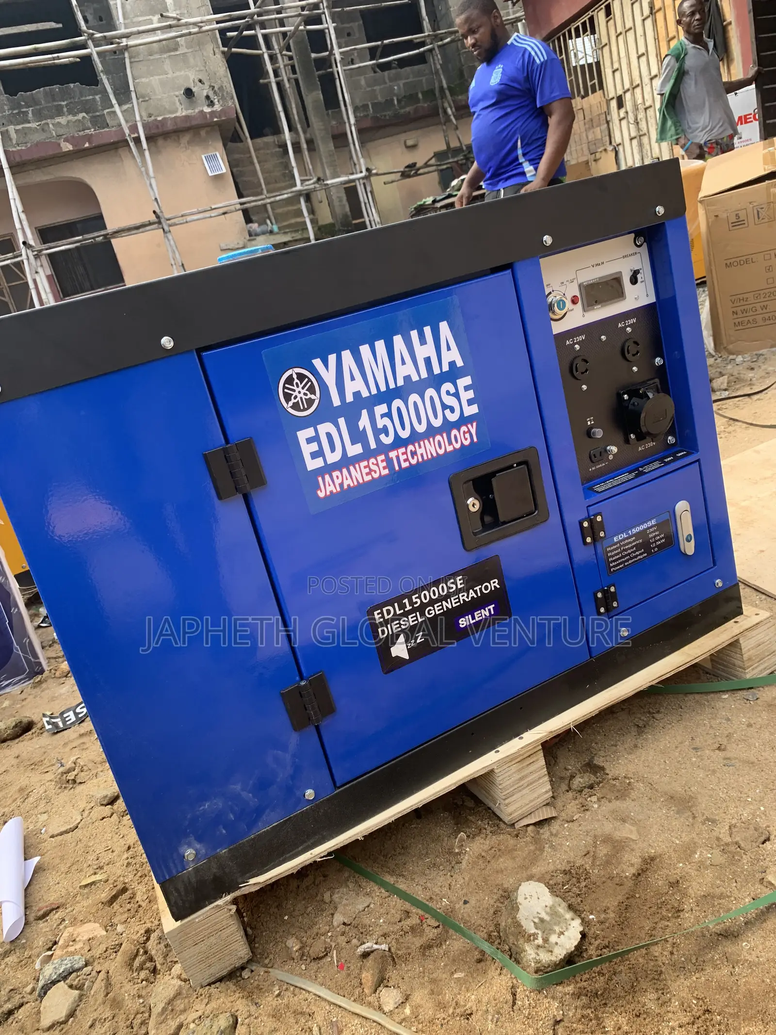 Original YAMAHA EDL15000SE 15kVA Generator – Reliable Power
