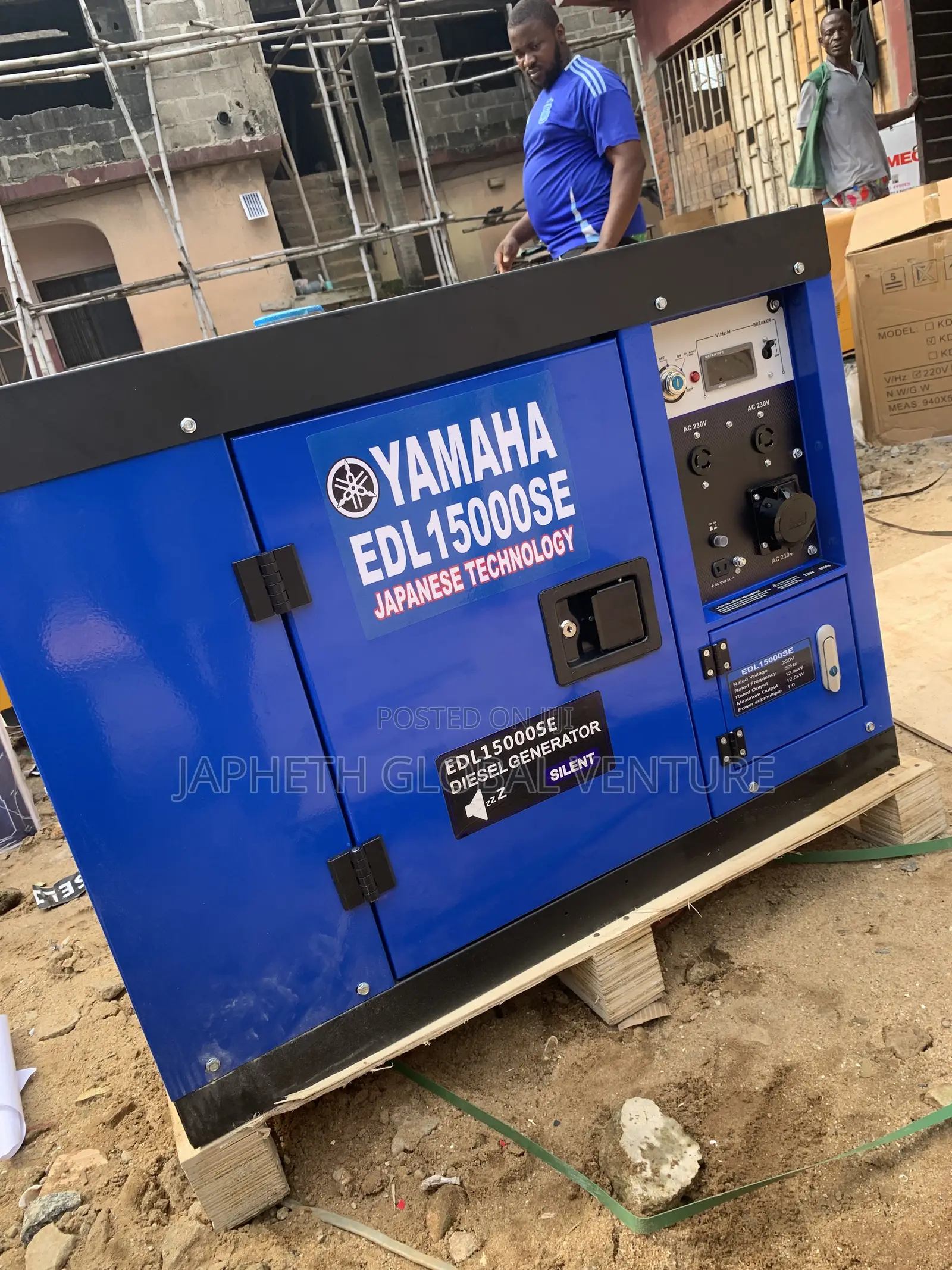 Original YAMAHA EDL15000SE 15kVA Generator – Reliable Power