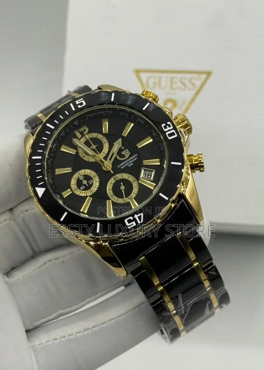 High Quality Luxury Guess Stainless Steel Wristwatch