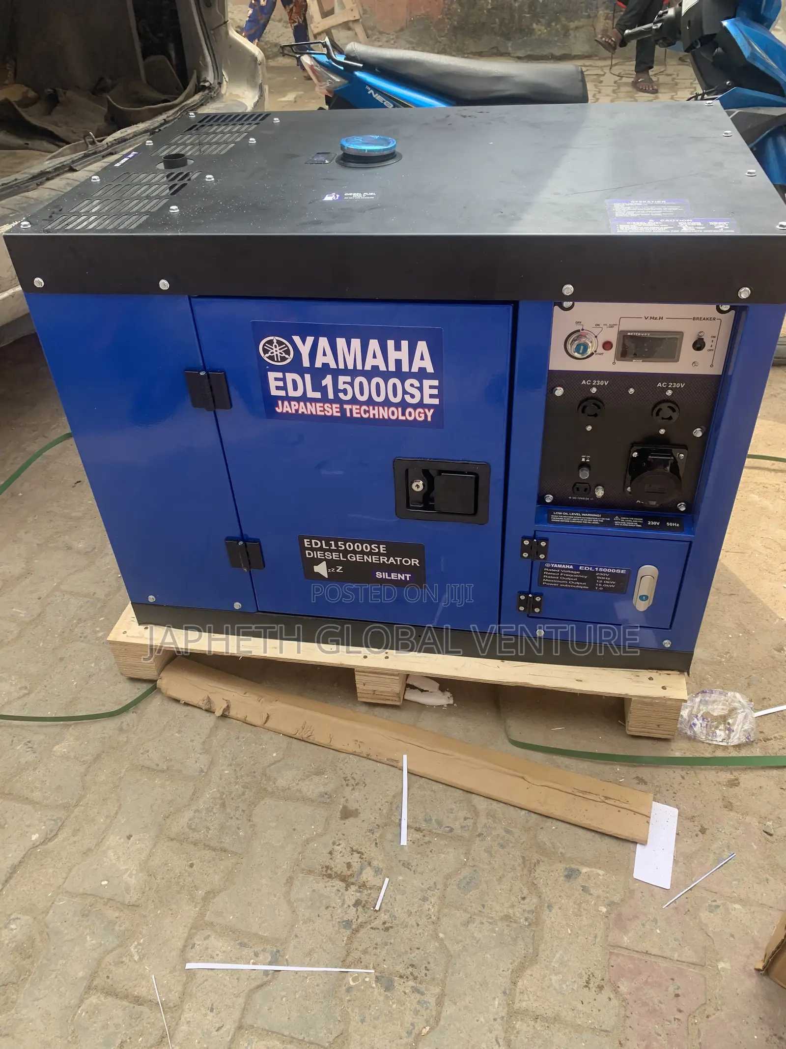 YAMAHA 15kVA Diesel Generator – Fuel Efficient Low Noise