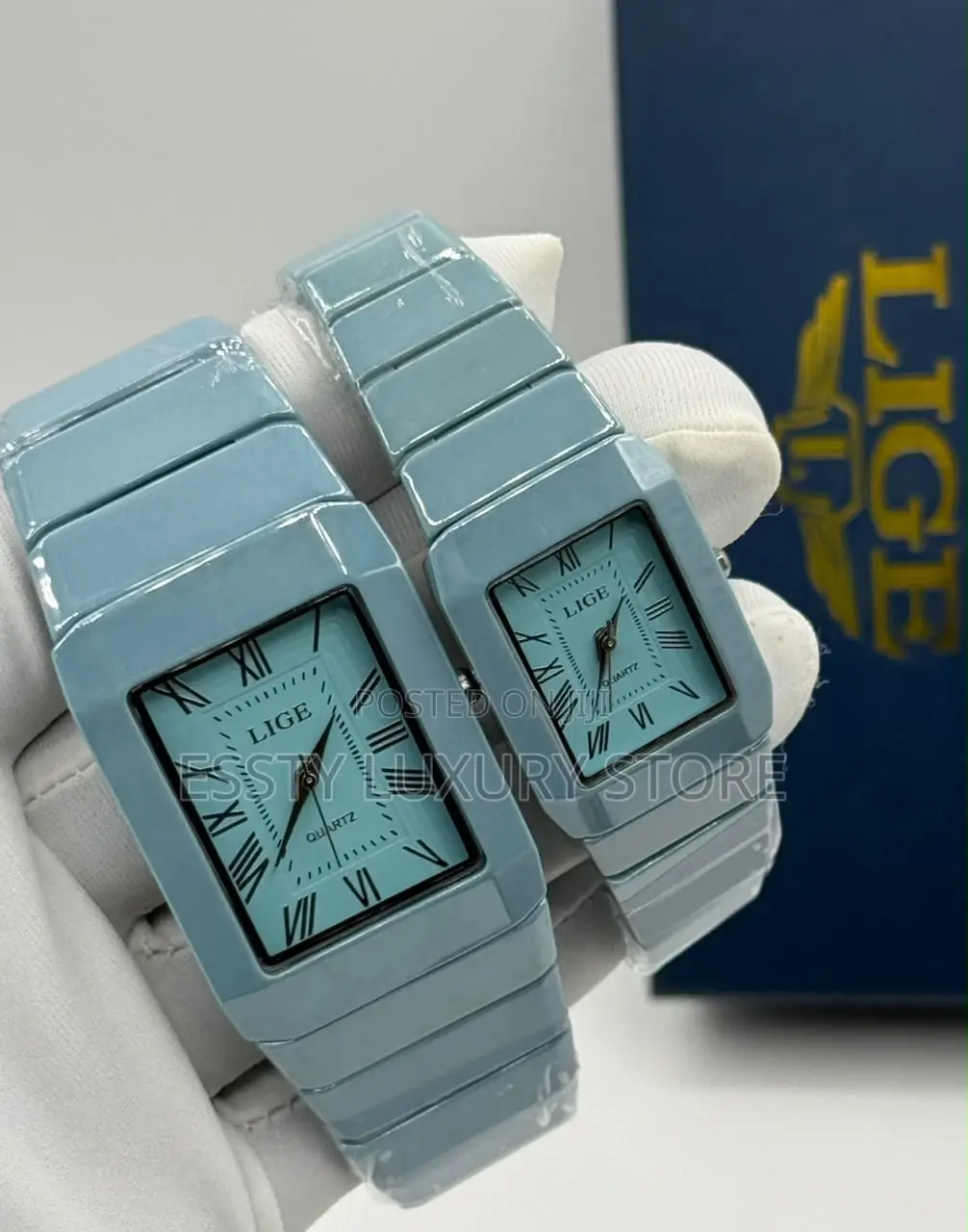 High Quality Luxury LIGE Couple Wristwatch